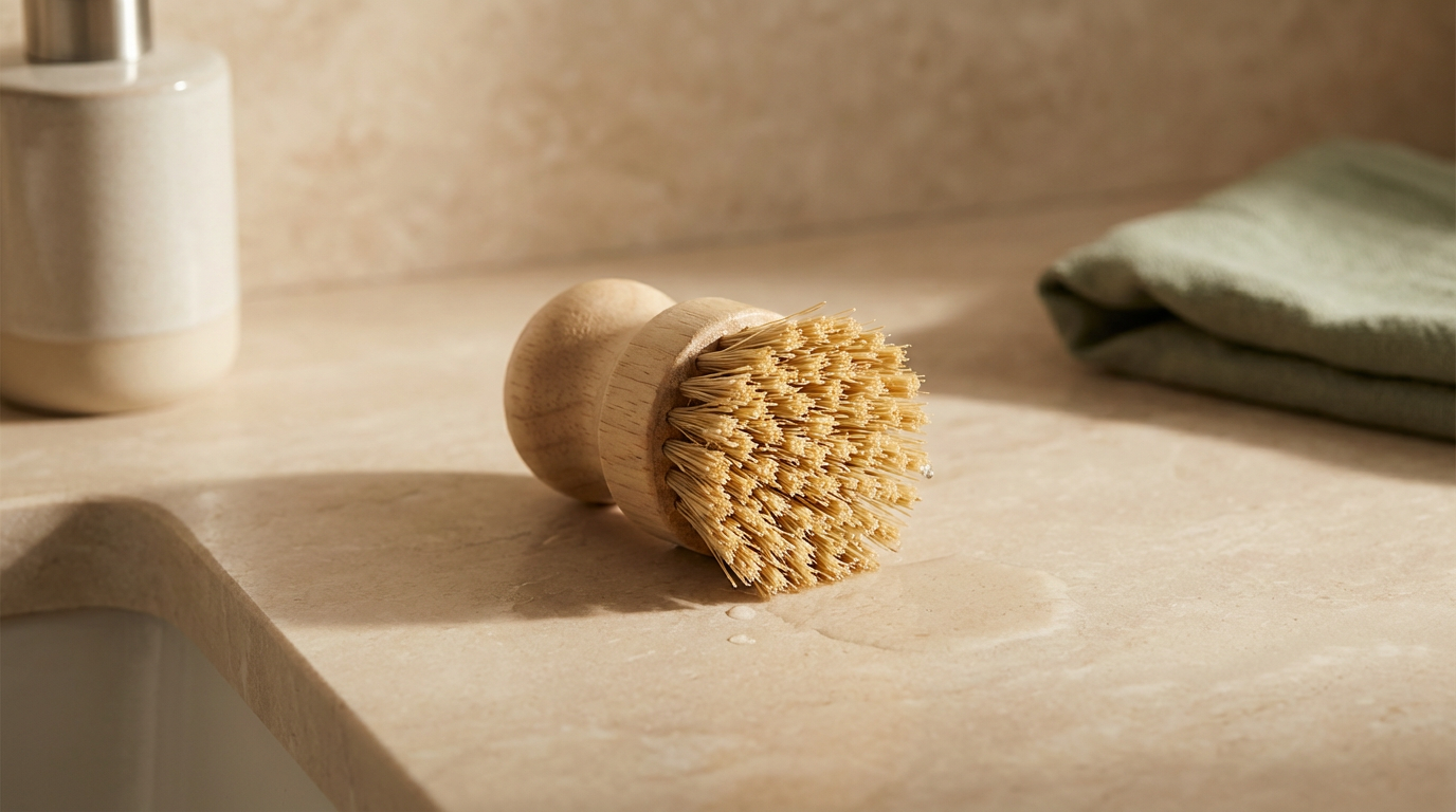 Natural Fiber Scrub Brush