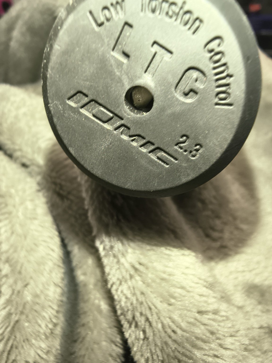 Nightfall Tracker IOMIC grip cap detail