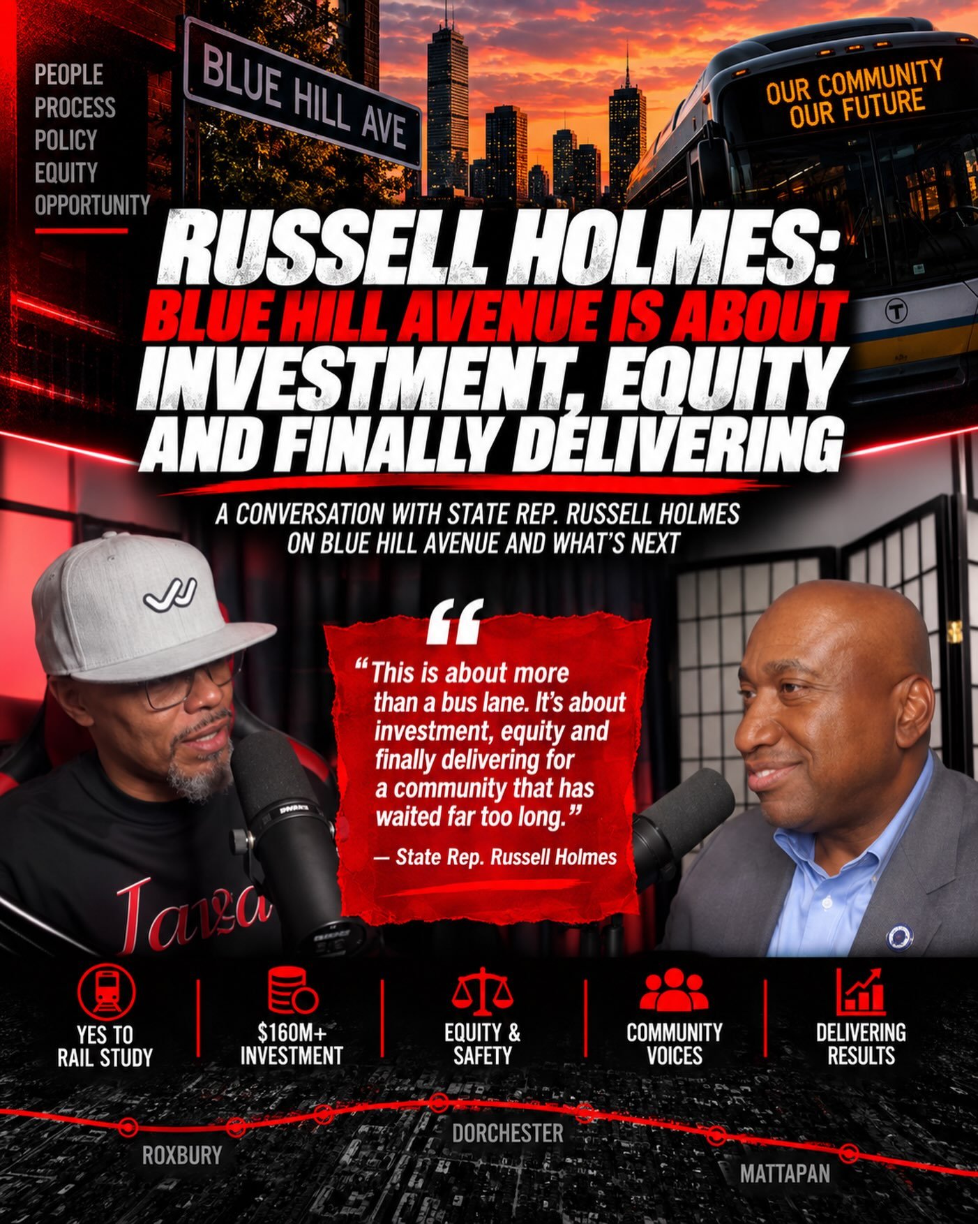 For @russell.e.holmes &hellip;

&ldquo;This is about more than a bus lane. It&rsquo;s about investment, equity and finally delivering for a community that has waited far too long.&rdquo;

READ HIS FULL PERSPECTIVE via the WHAT&rsquo;S PERCOLATING LIN