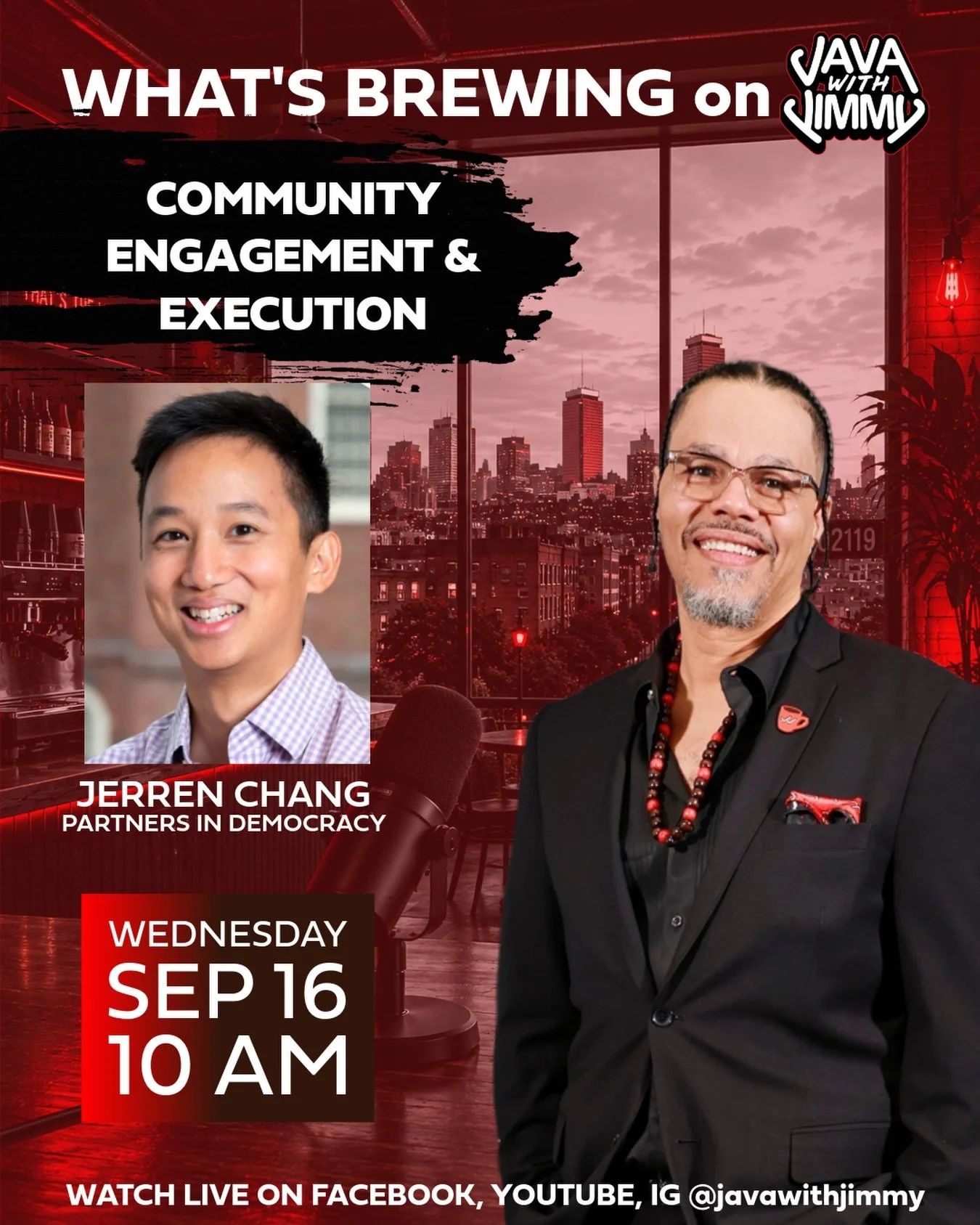 Would you agree?

Is community engagement one of the most talked about topics in #Boston right now?

We&rsquo;re chatting with @jerren.chang the president and ceo of @partnersindemocracy about community engagement and how the ideas and suggestions ar
