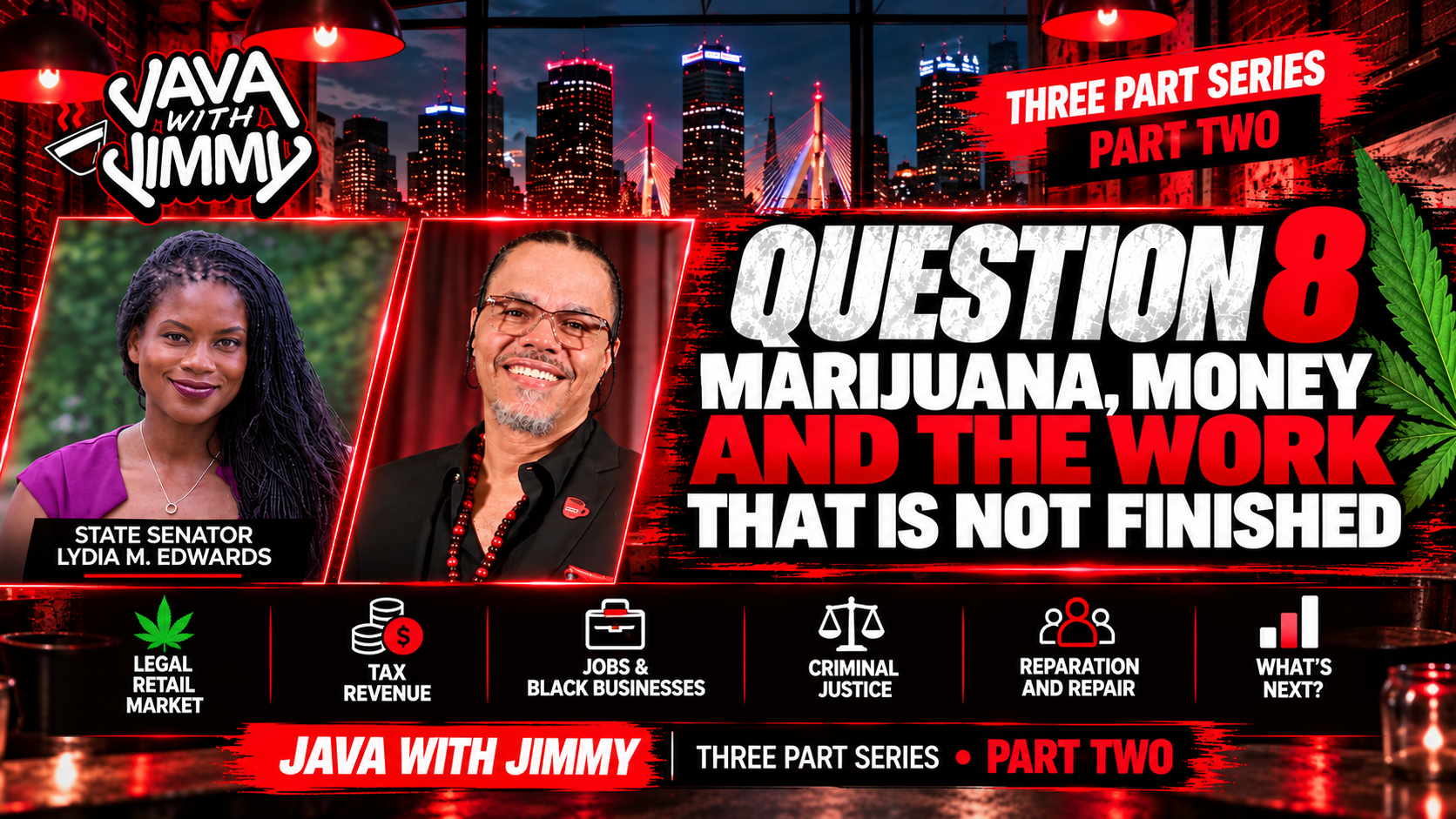 QUESTION 8: Marijuana, Money and the Work That Is Not Finished