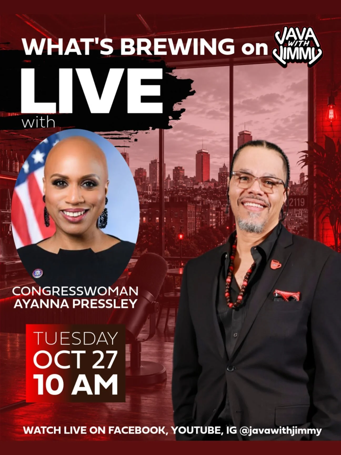 Join us for a conversation with @repayannapressley this Tuesday morning at 10 AM.

#ayannapressley #squad #equity #vote #mapoli