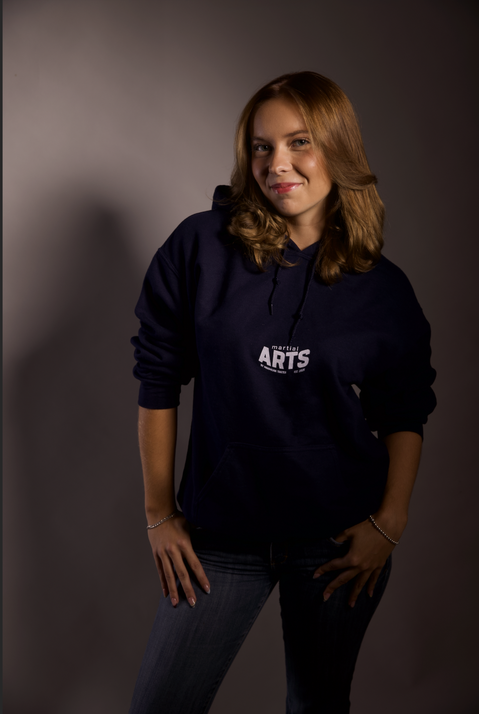 martial ARTS Unisex Hoodie blue