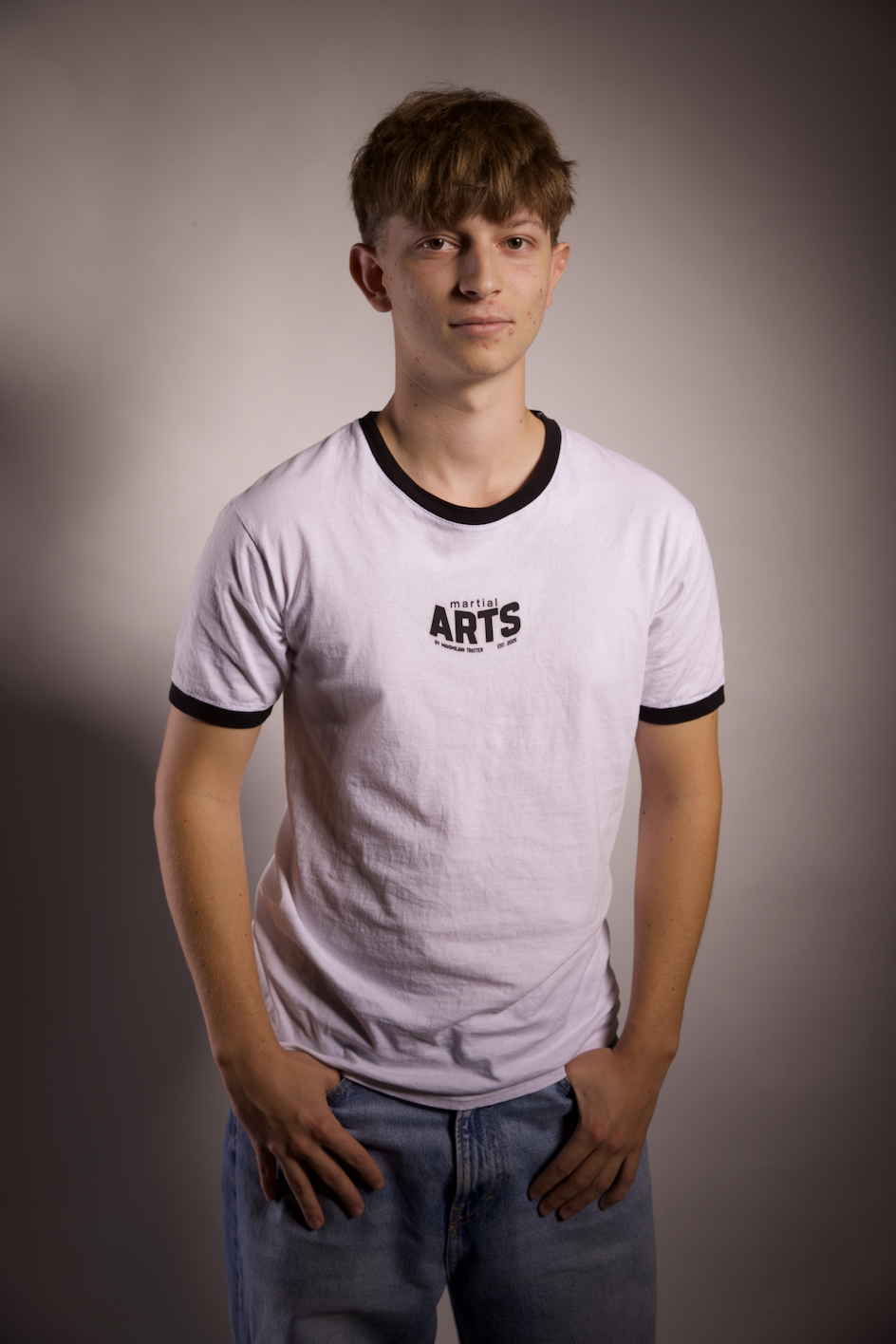 martial ARTS Unisex T-Shirt Black&White