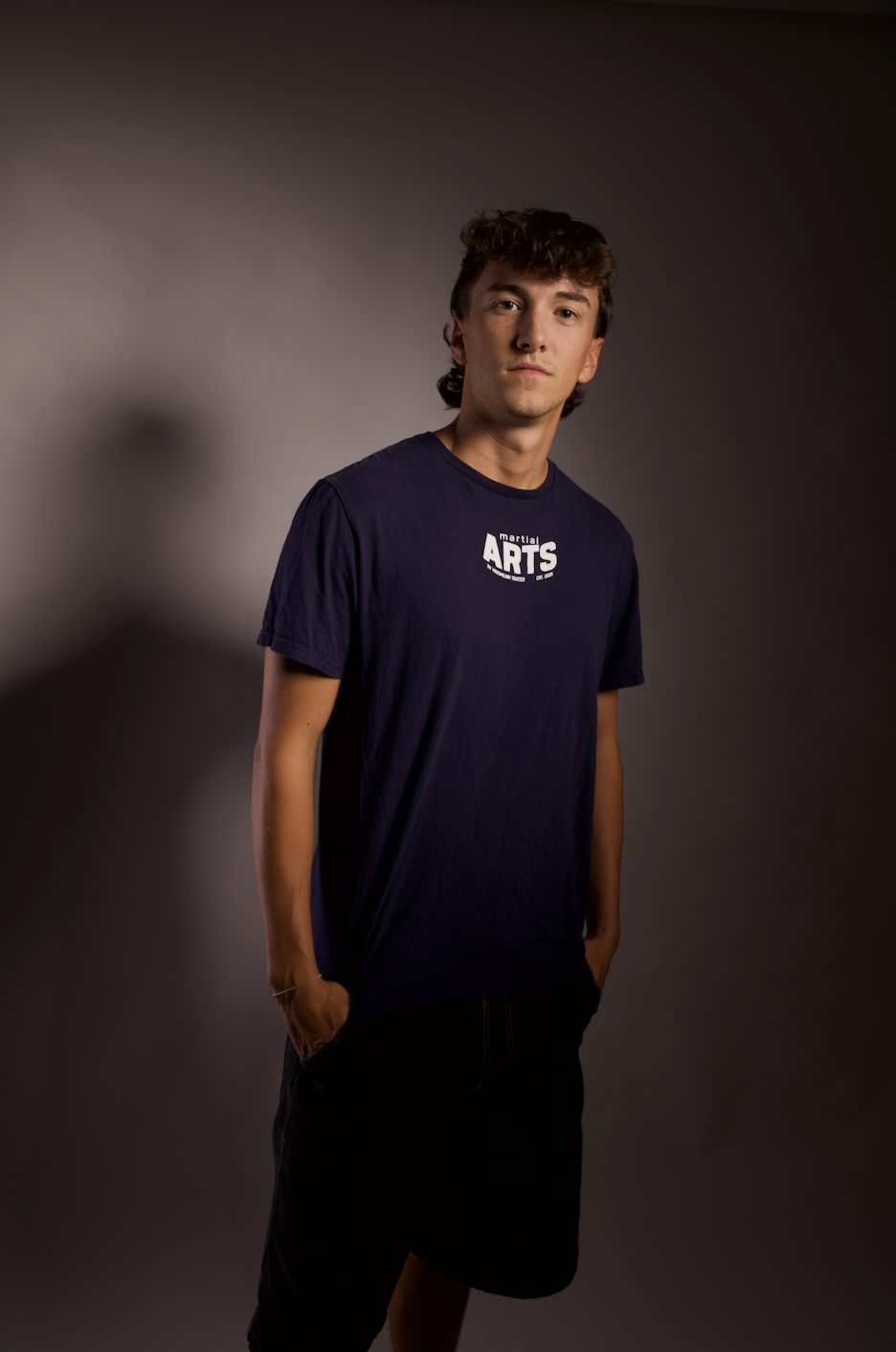 martial ARTS  Unisex  T-shirt Navy