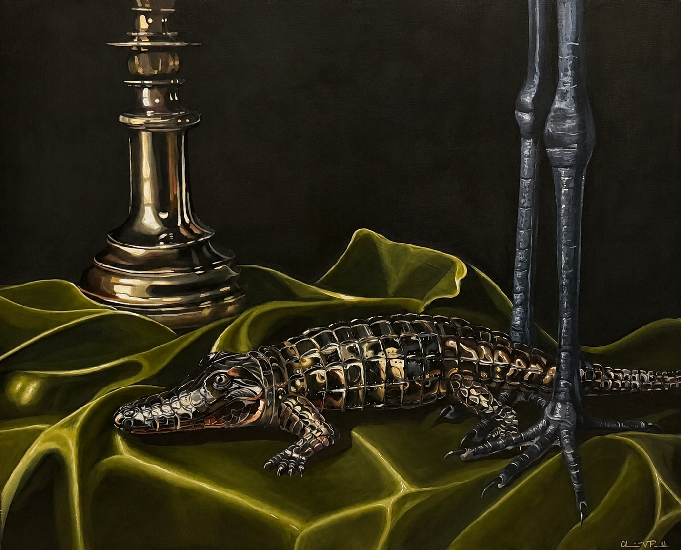 "Scutes", 24"x30", $1,250
