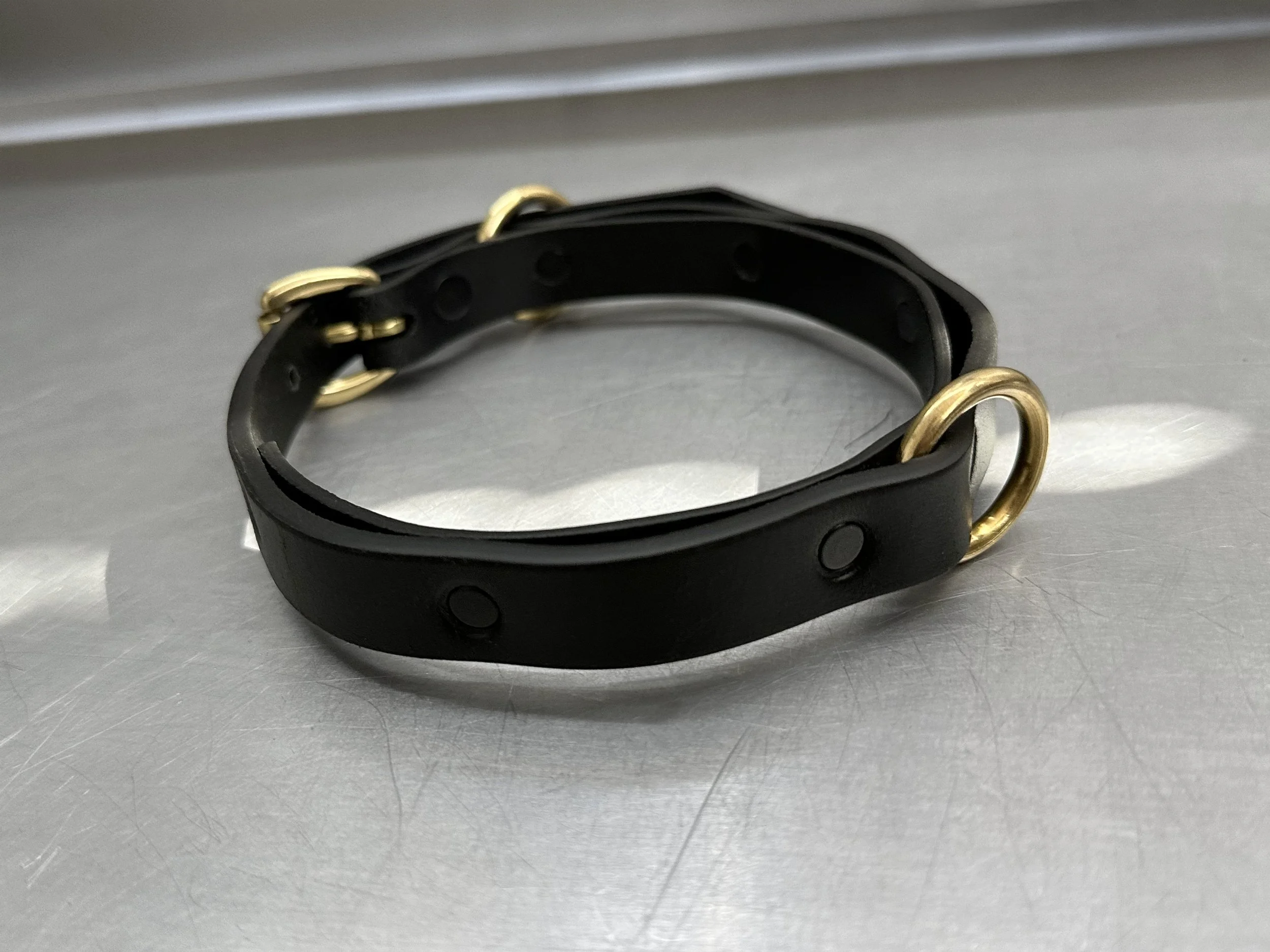 Cassius_Double layer ripple collar_black brass_ring.jpg (Copy)