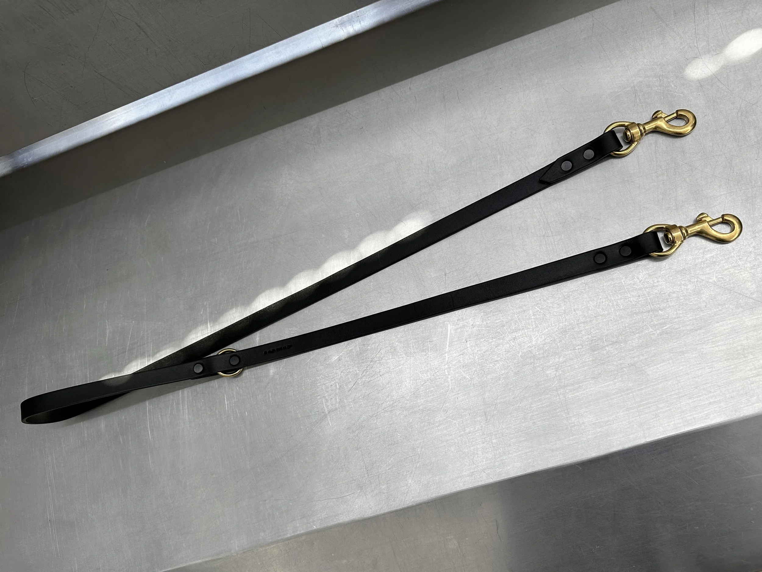 Cassius_Tango leash_black brass_flat.jpg