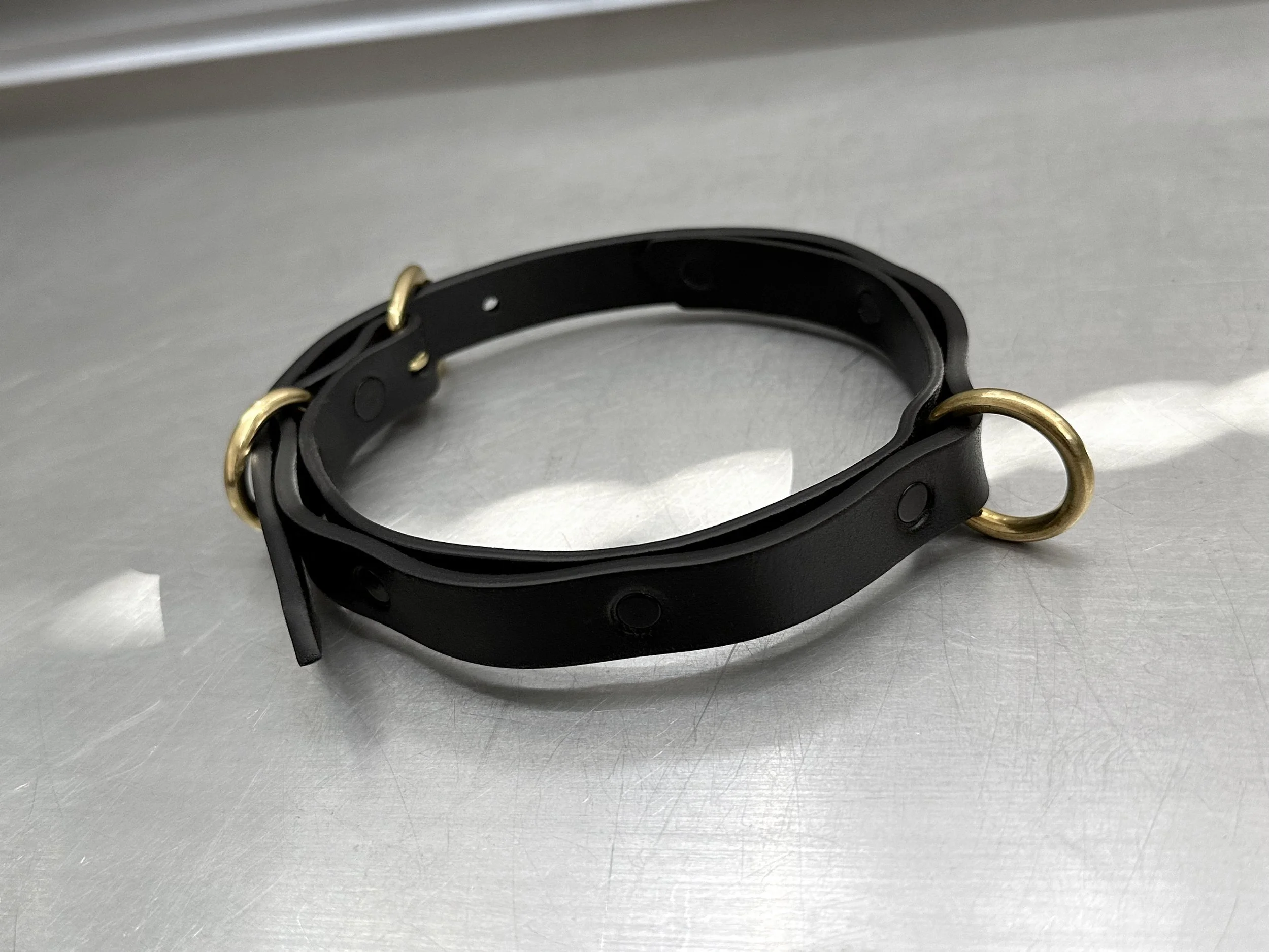 Cassius_Double layer ripple collar_black brass.jpg (Copy)