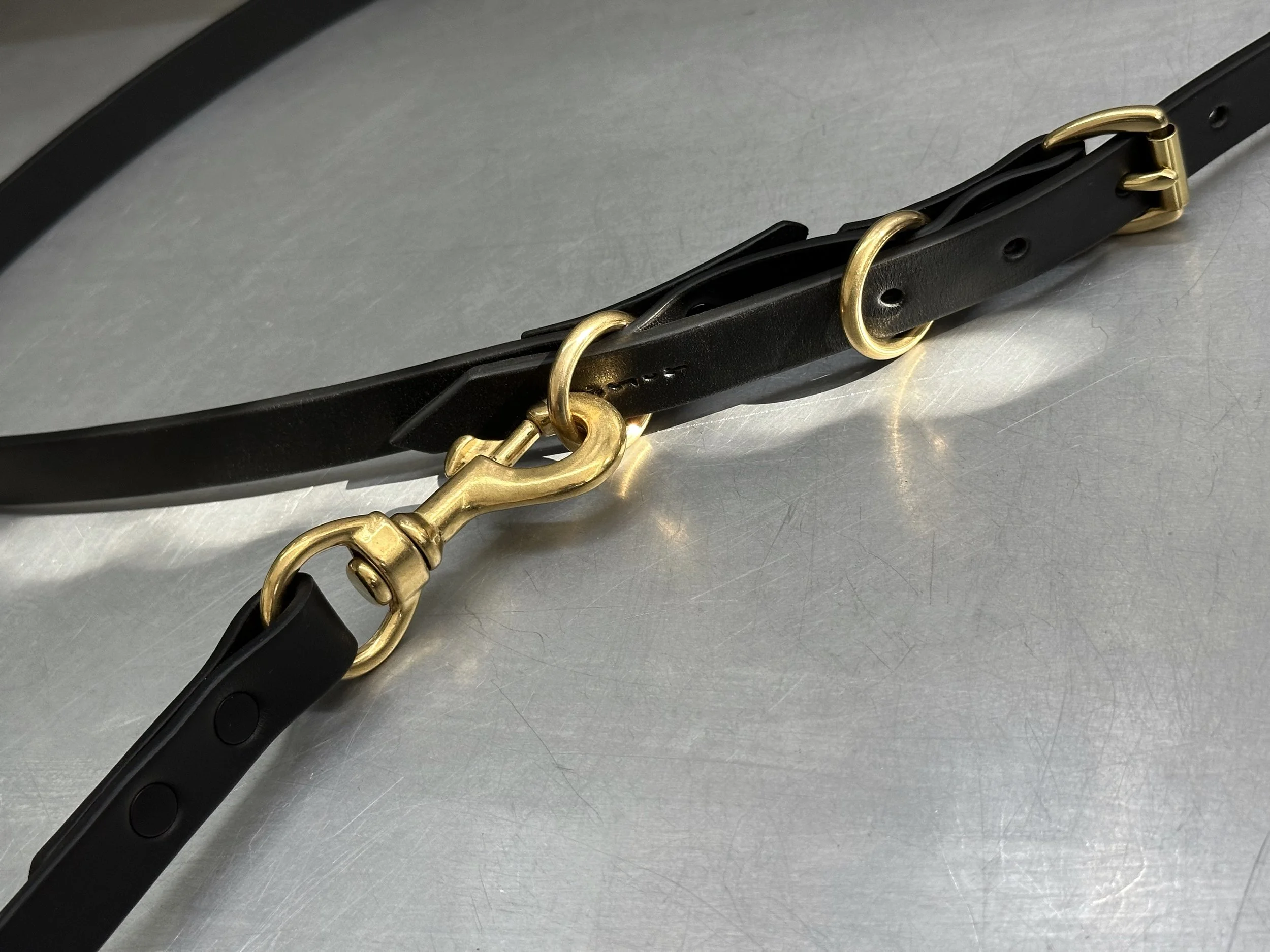 Cassius_slim classic belt_black brass_with leash.jpg