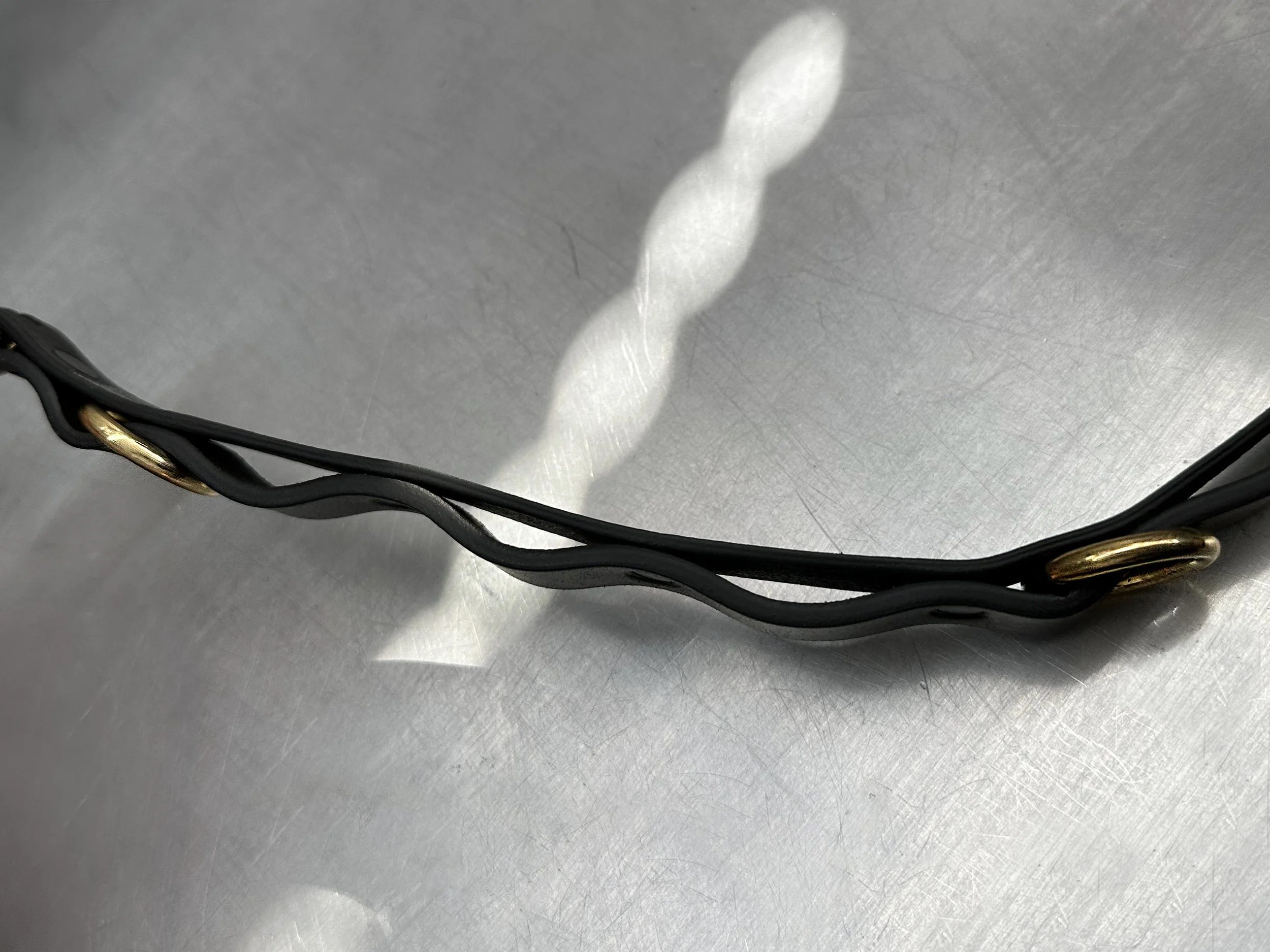 Cassius_Double layer ripple collar_black brass_side.jpg (Copy)