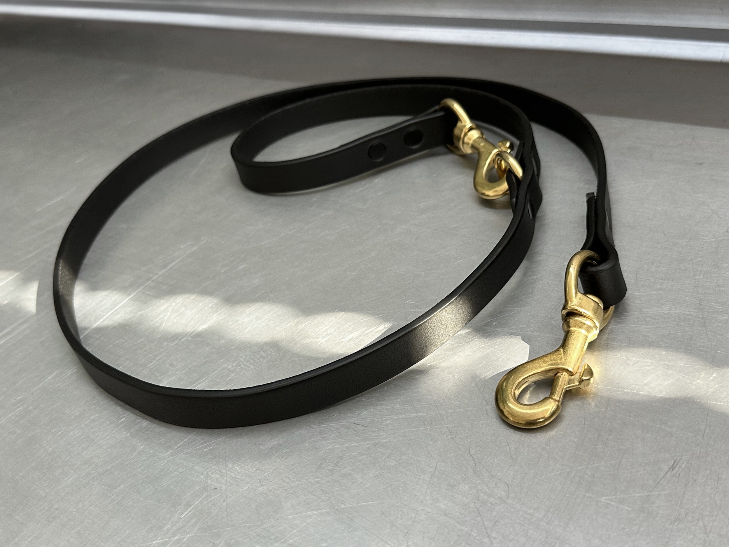 Cassius_Tango leash_black brass_loop.jpg