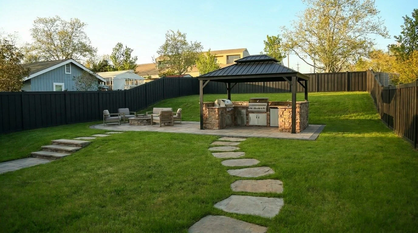 Rendered patio renovation