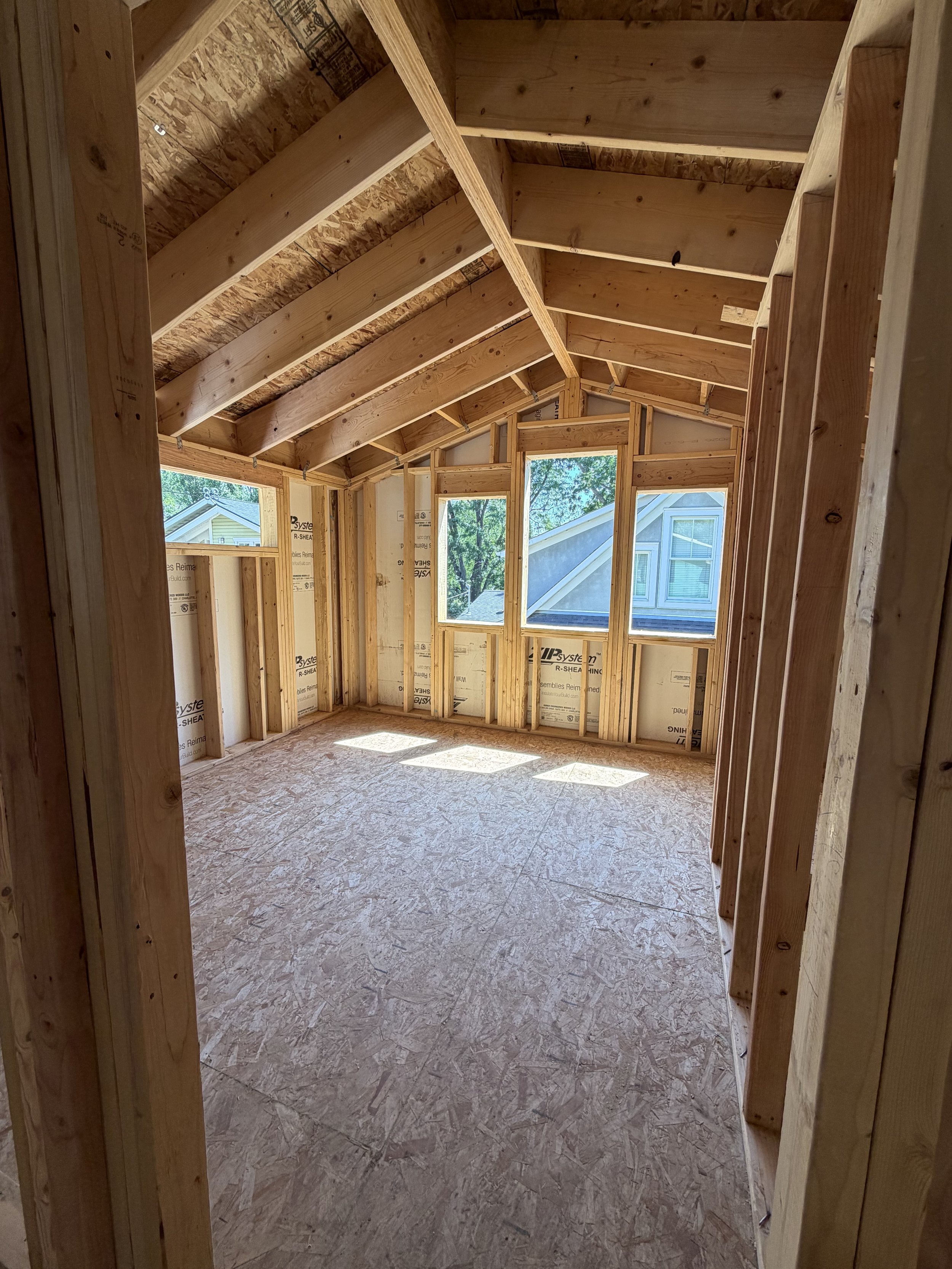 one bedroom detached garage ADU construction project in Boulder