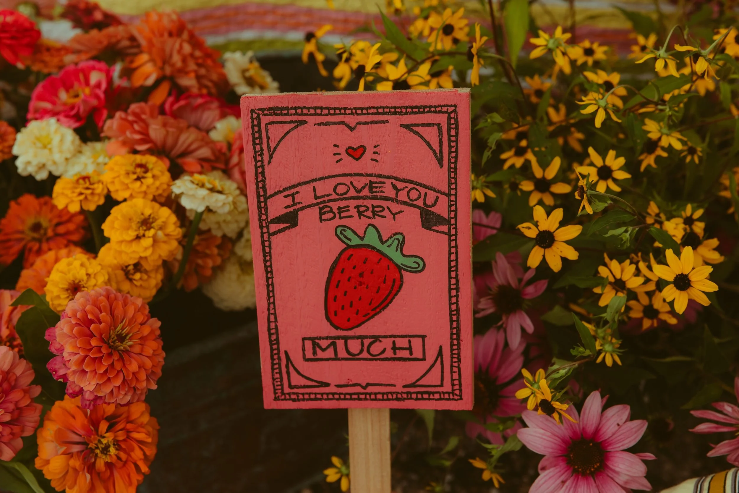 hand-painted garden signs for sale! $20 a piece! message us to place your order!