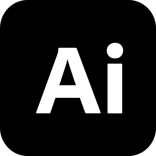 Adobe Illustrator Black Logo