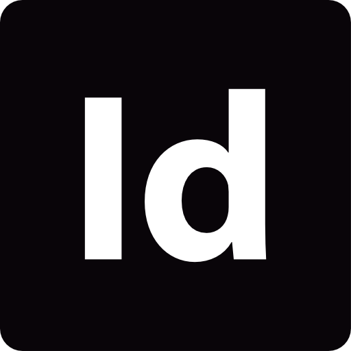 Adobe Indesign Black Logo