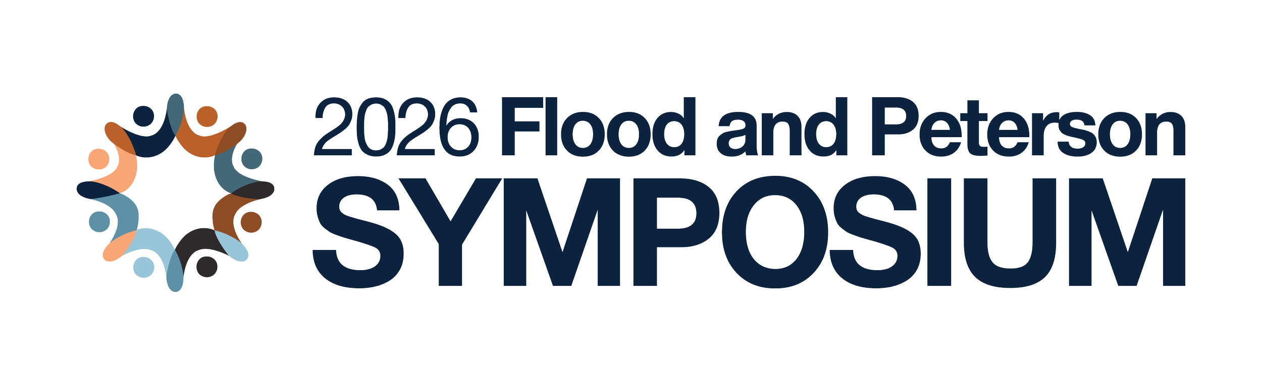 2026 Food and Peterson Symposium logo featuring interconnected stylized figures in various colors forming a circle.
