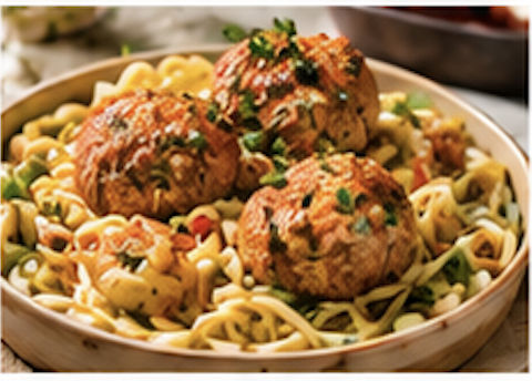 Crab Ball Pasta