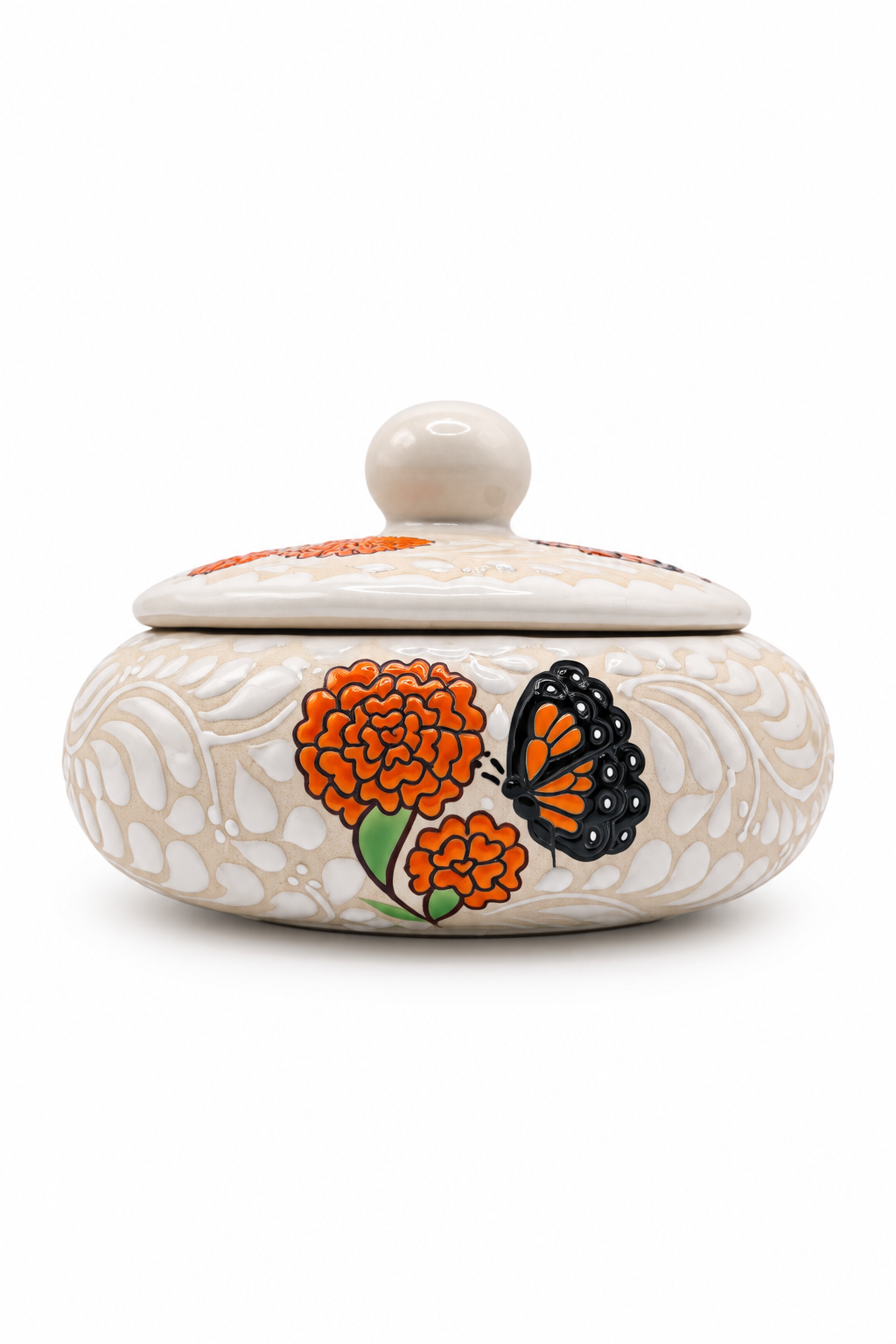 Alajero - Blanco Monarca y Cempasuchil  🧡 (8 oz)