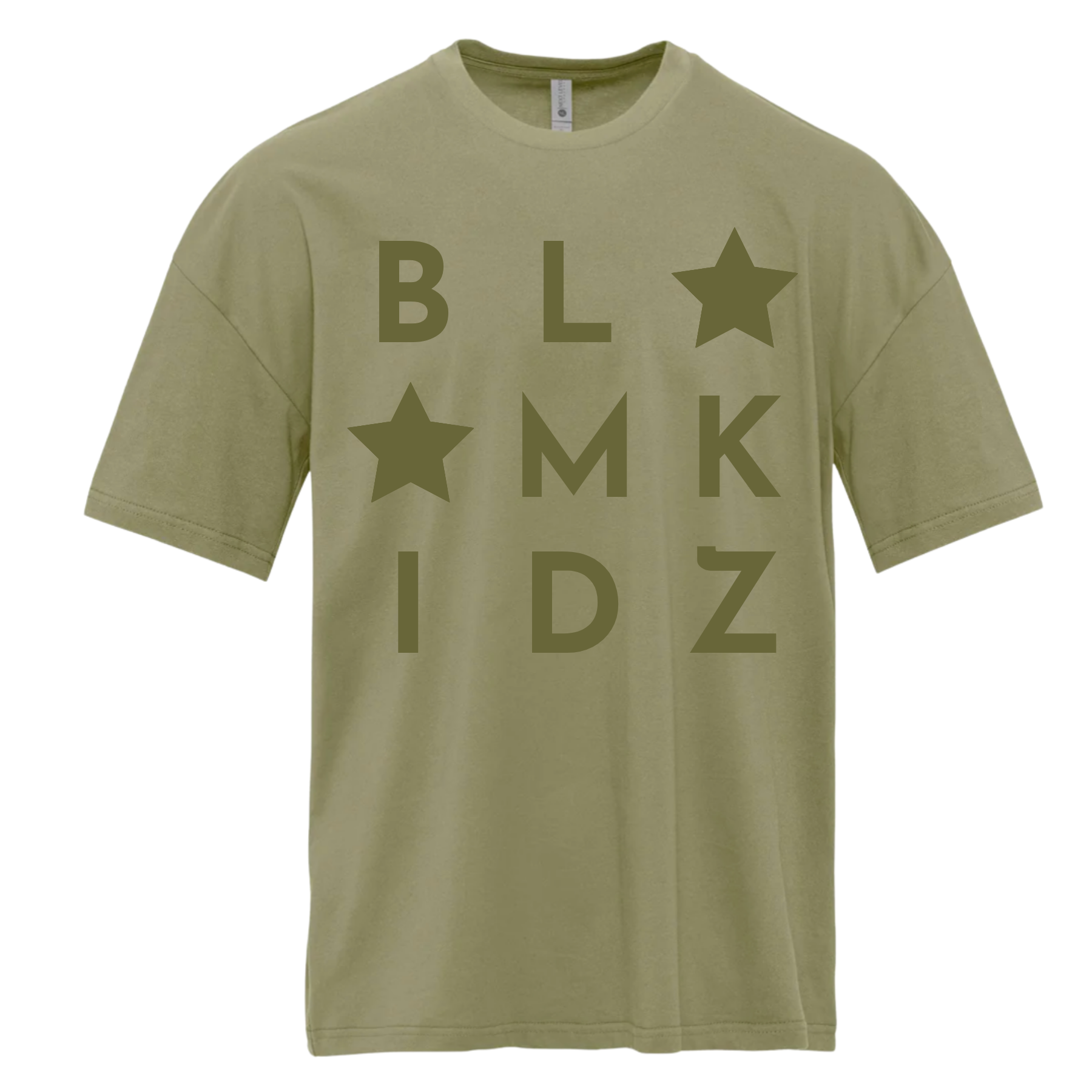 Light Olive BloomKidz Box T-Shirt- Adult