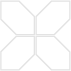 Black and white geometric pattern with interconnected star shapes.