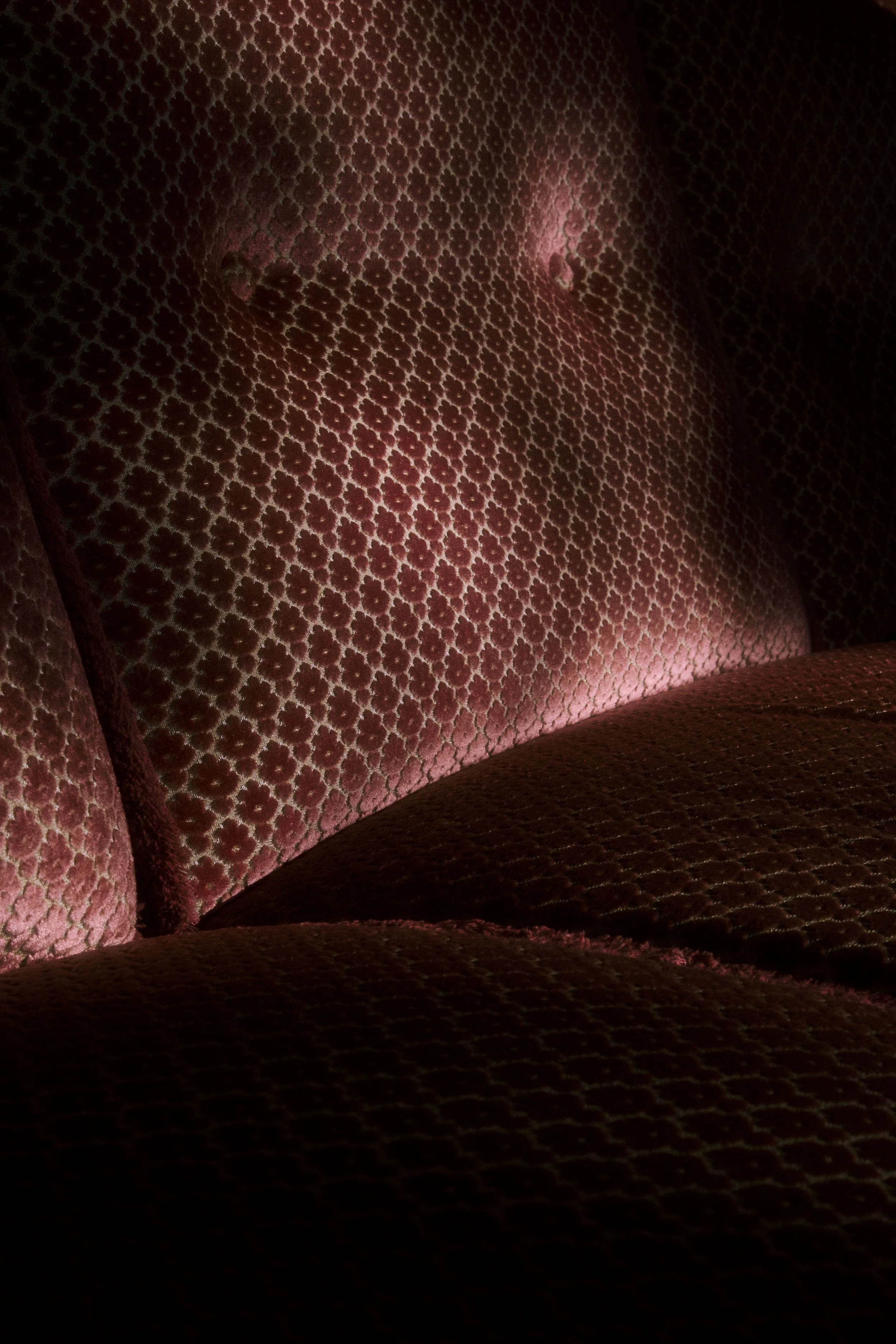 Textur Detail von einer Sitzbank im Hallo Emil mit Sonnenlicht. 