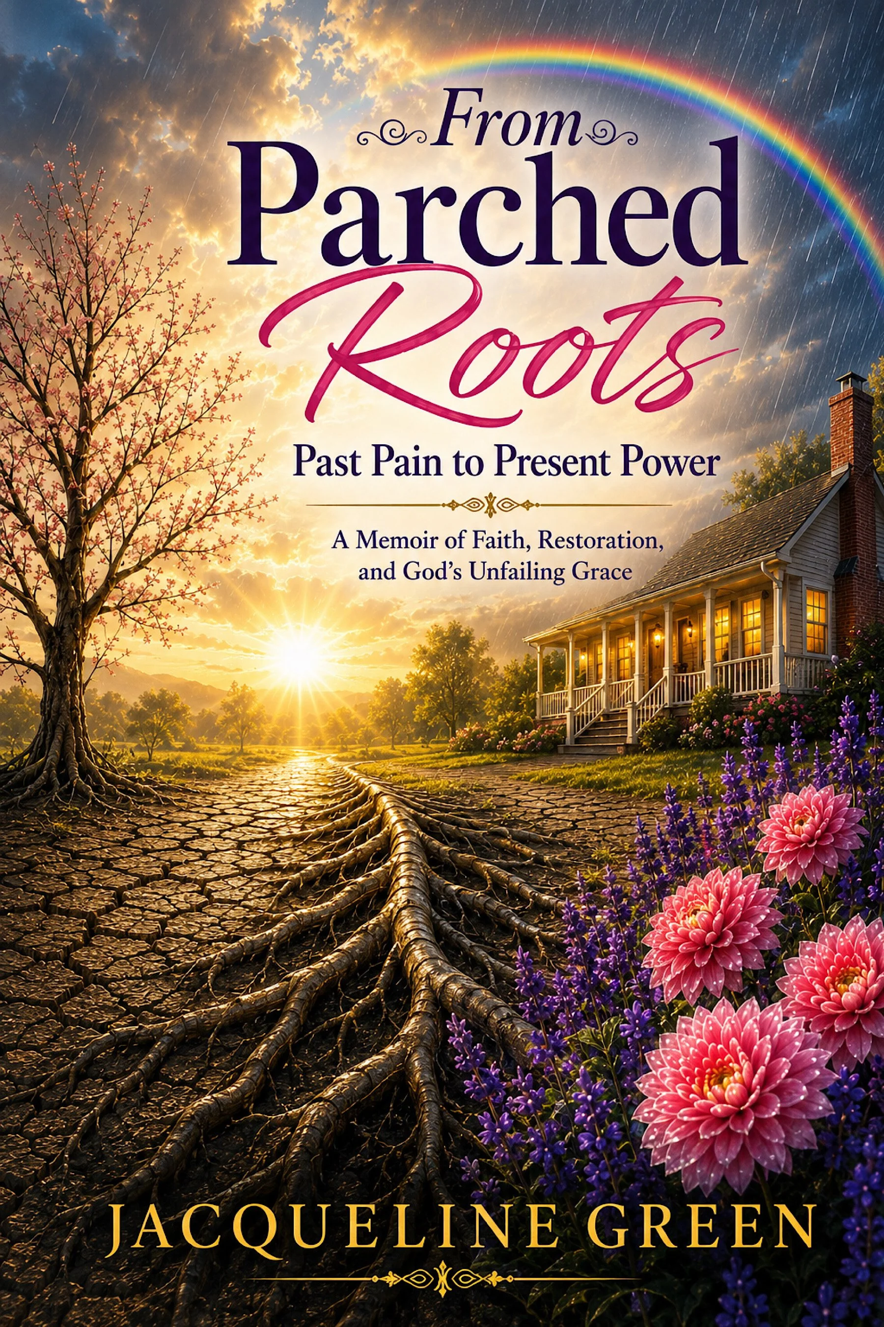 Book cover of From Parched Roots: Past Pain to Present Power by Jacqueline Green