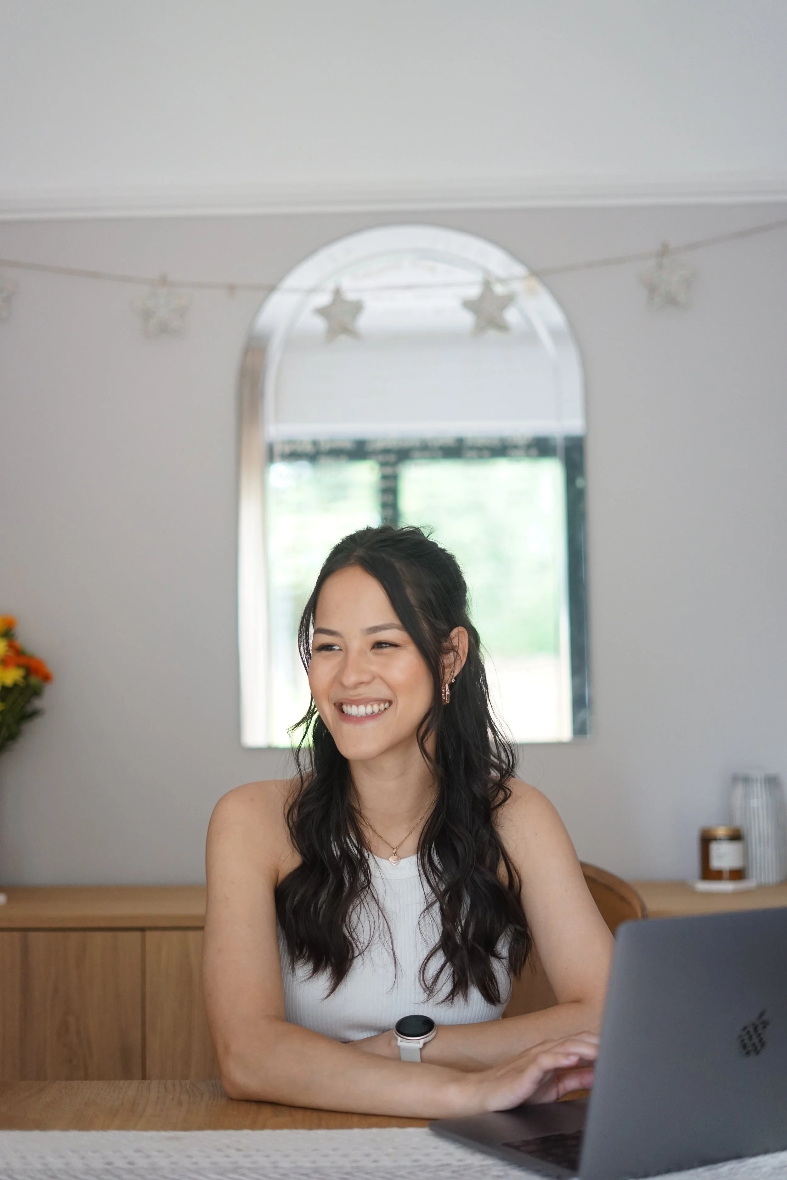 Portrait of Lydia, founder and designer at Swallow Design