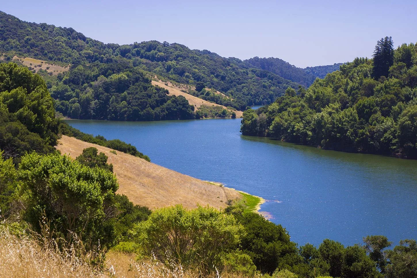 San Pablo Reservoir, which captures local runoff, and provides recreation and habitat.