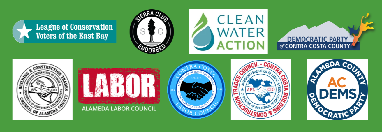 Some of the organizations endorsing Marguerite Young for EBMUD 2026