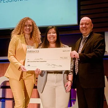 Rowan Dymond and Carmen Lim Winning at LaunchPad