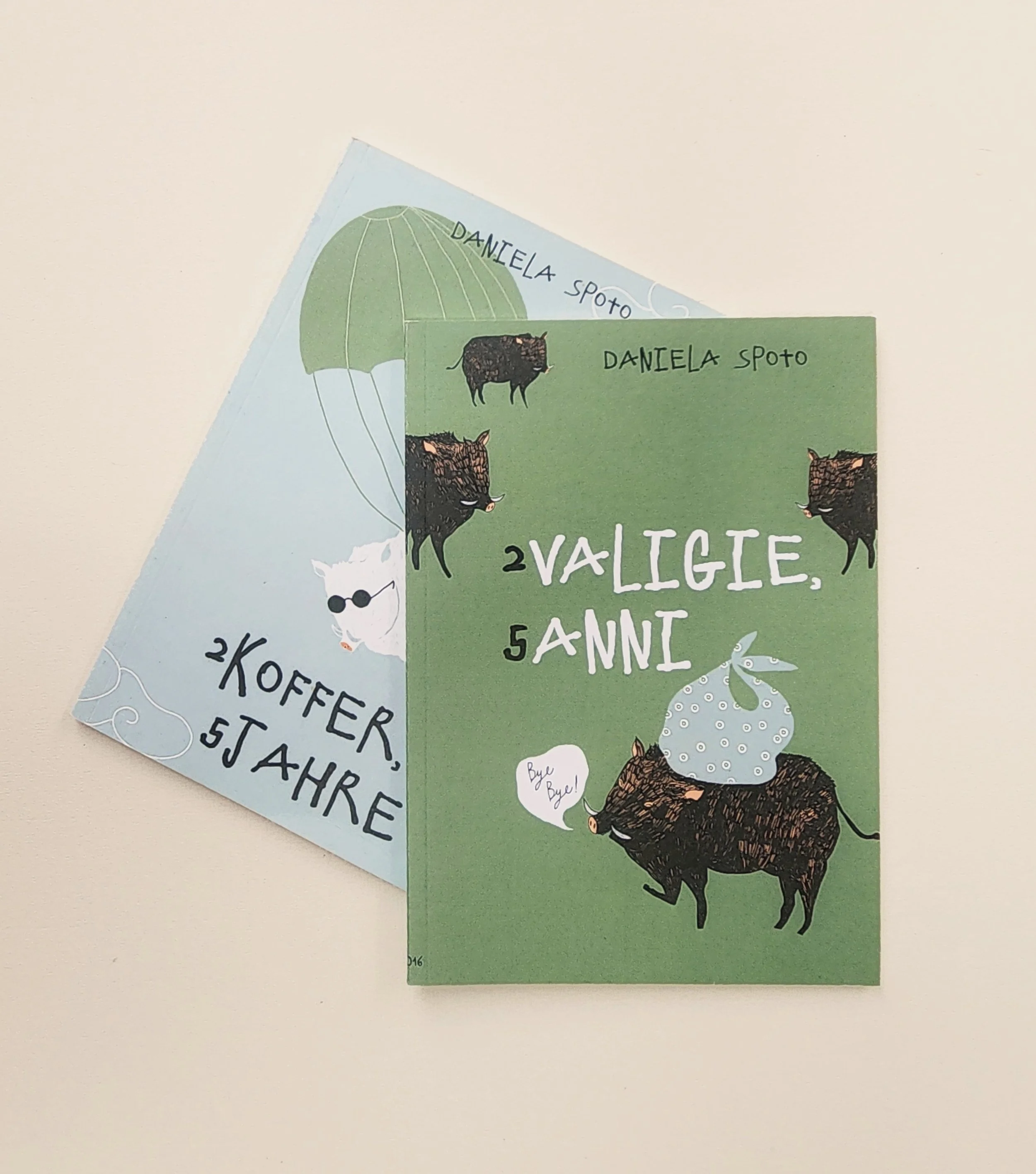 2VALIGIE,5ANNI-Texts and illustrations: Daniela Spoto- collaboration with Circolo Sardo di Berlino 2016