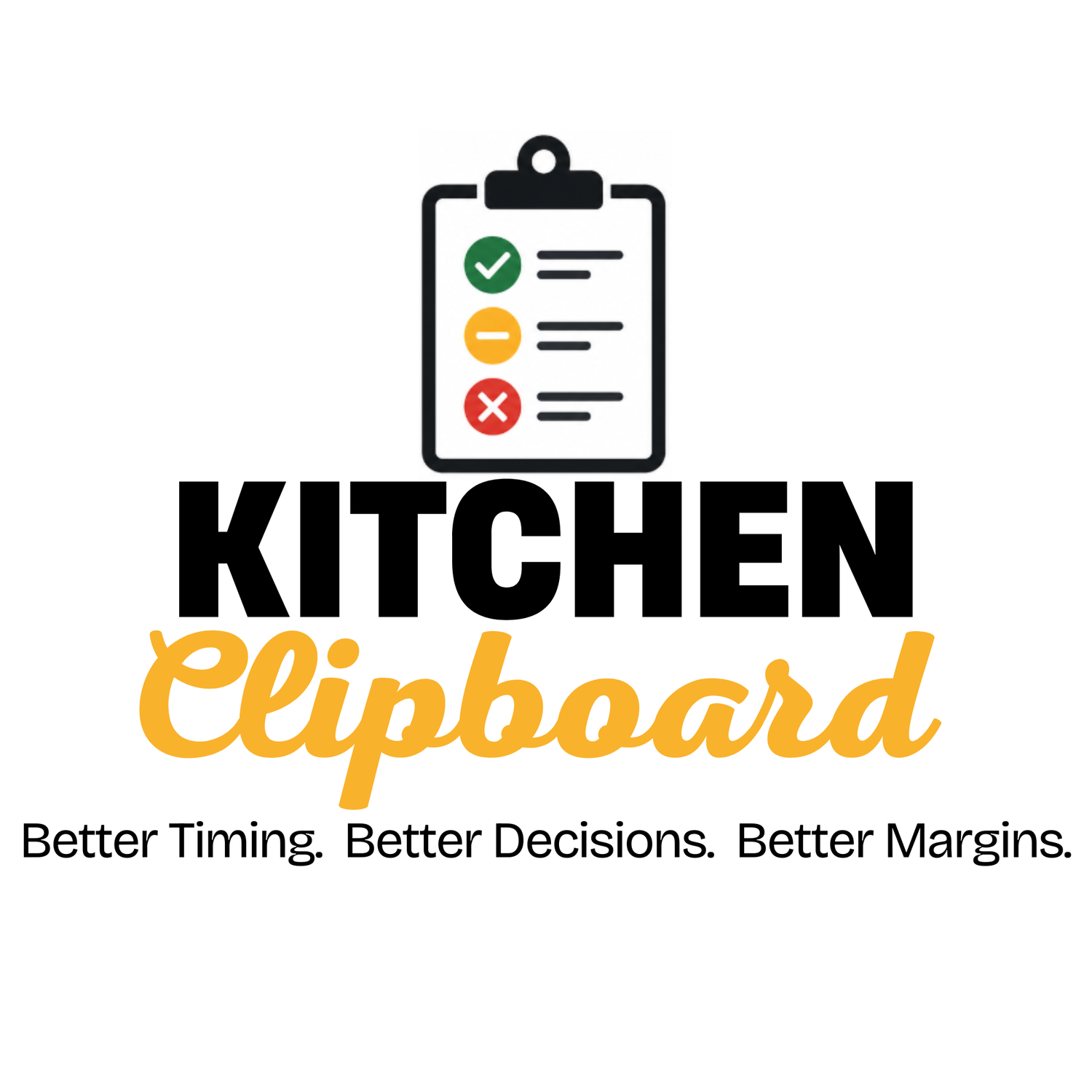 Kitchen Clipboard