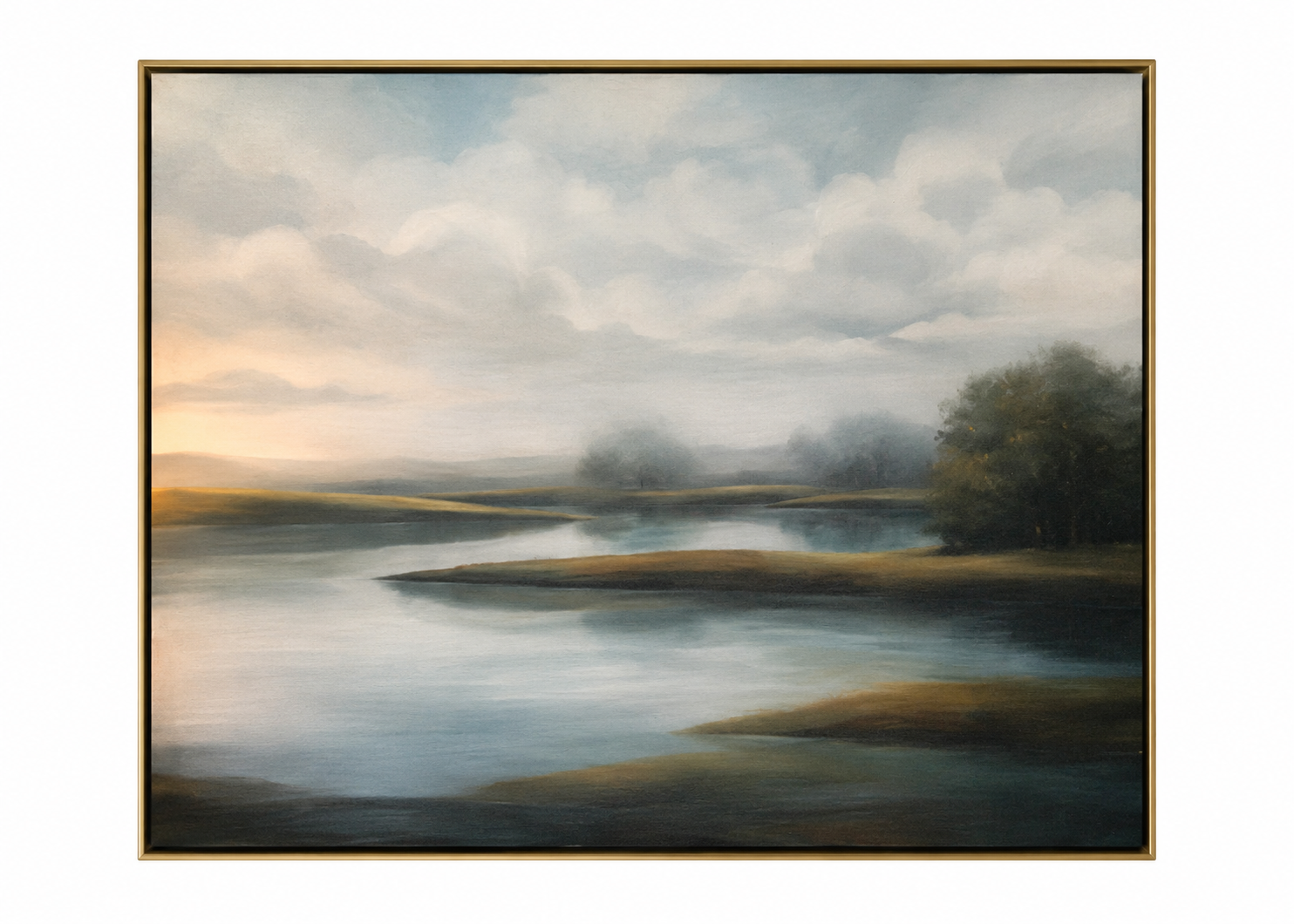 Beyond the Blue Horizon Giclée Art,
This is the artwork I used in our living room. Its muted blues, greens, and warm neutral tones bring soft color to the space without overpowering it. From Frontgate. (Non-affiliate link.)
Shop the artwork →