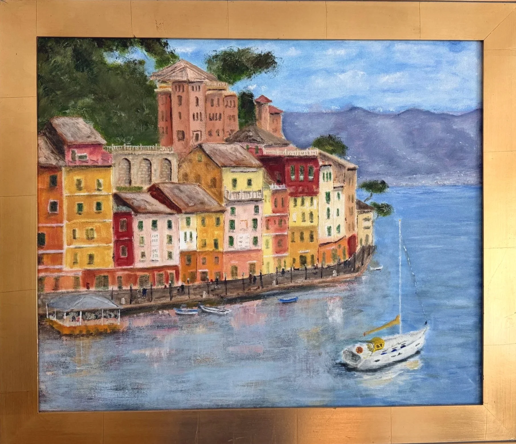 Portofino, Italy.  20x24, Oil on Canvas.  $490.00

