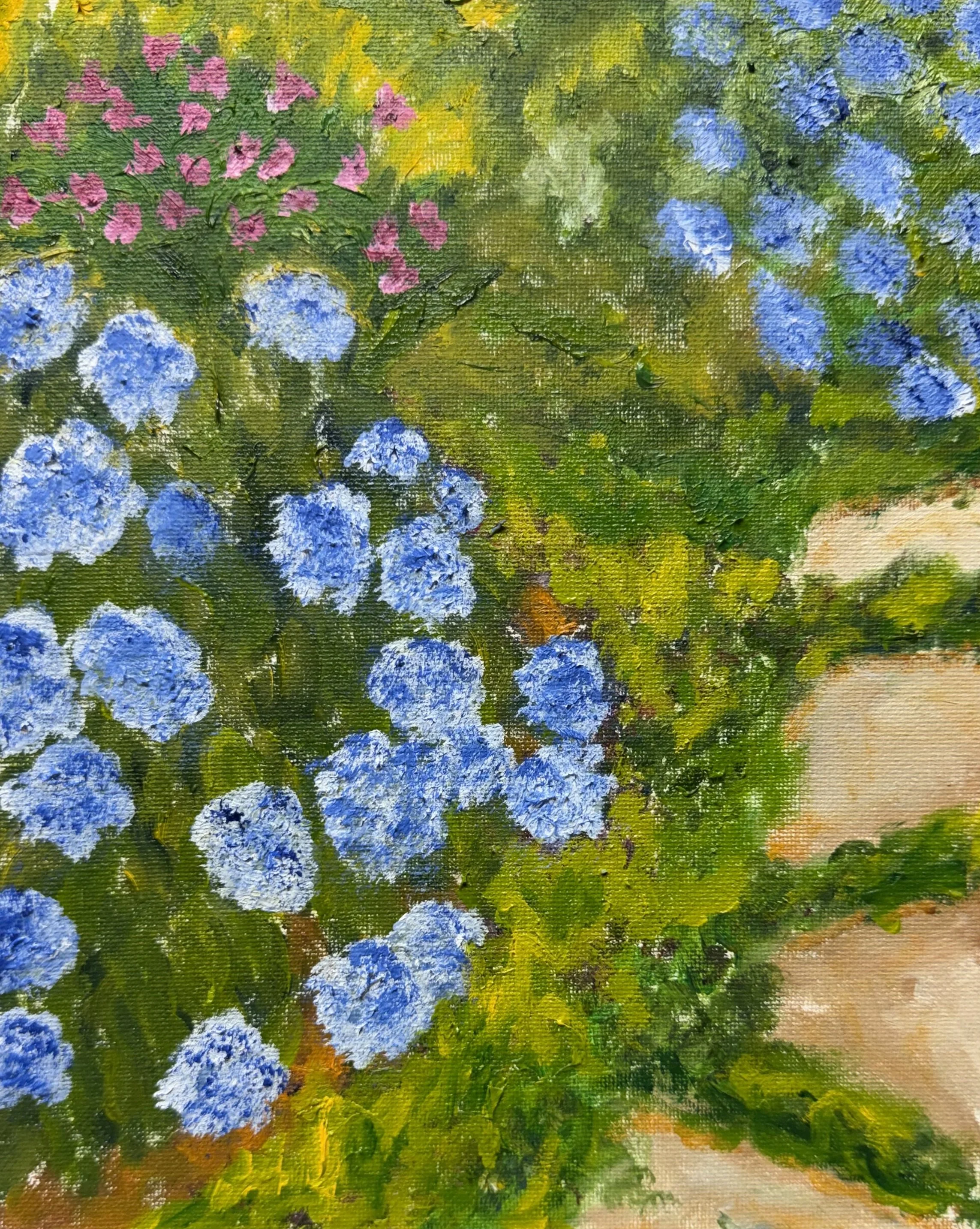 Walkway, 8" x 10" oil on canvas $225.00
