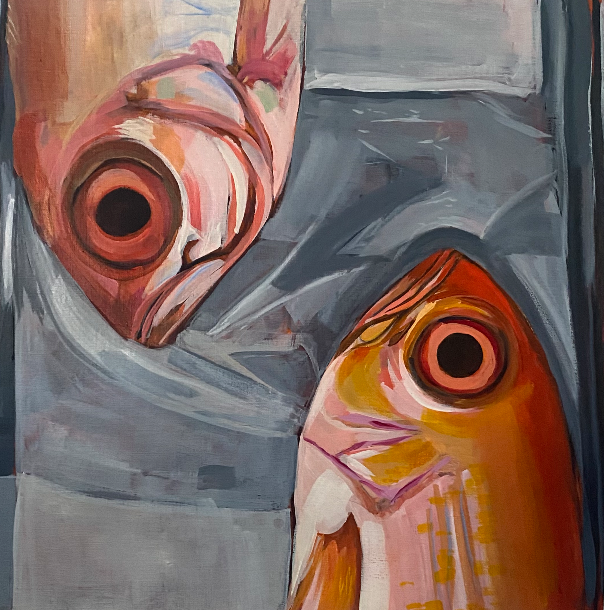 "Fish Market"/ Dec 2025 /  Acrylic 