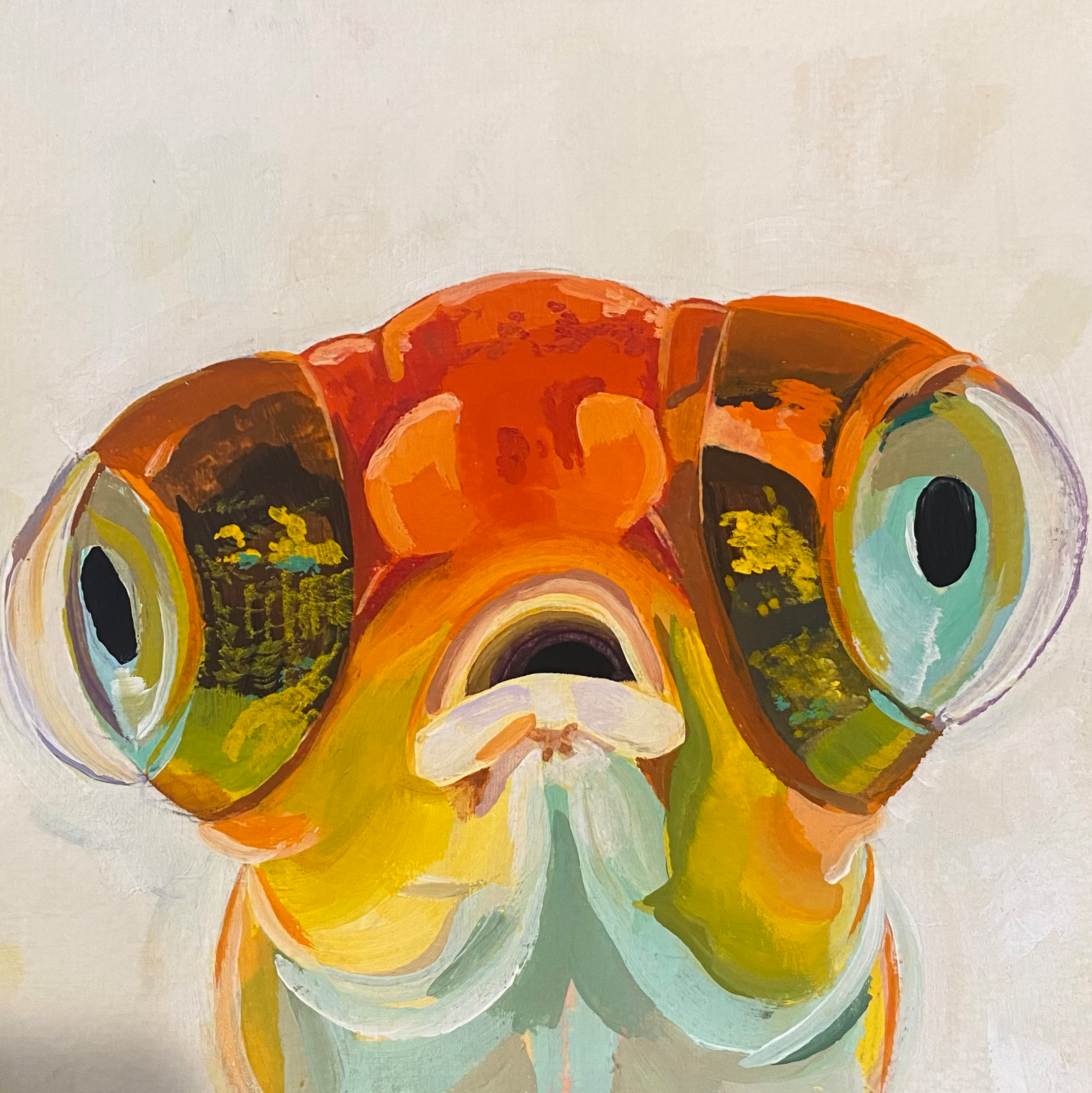 "Hello"/ Dec 2025 / Gouache