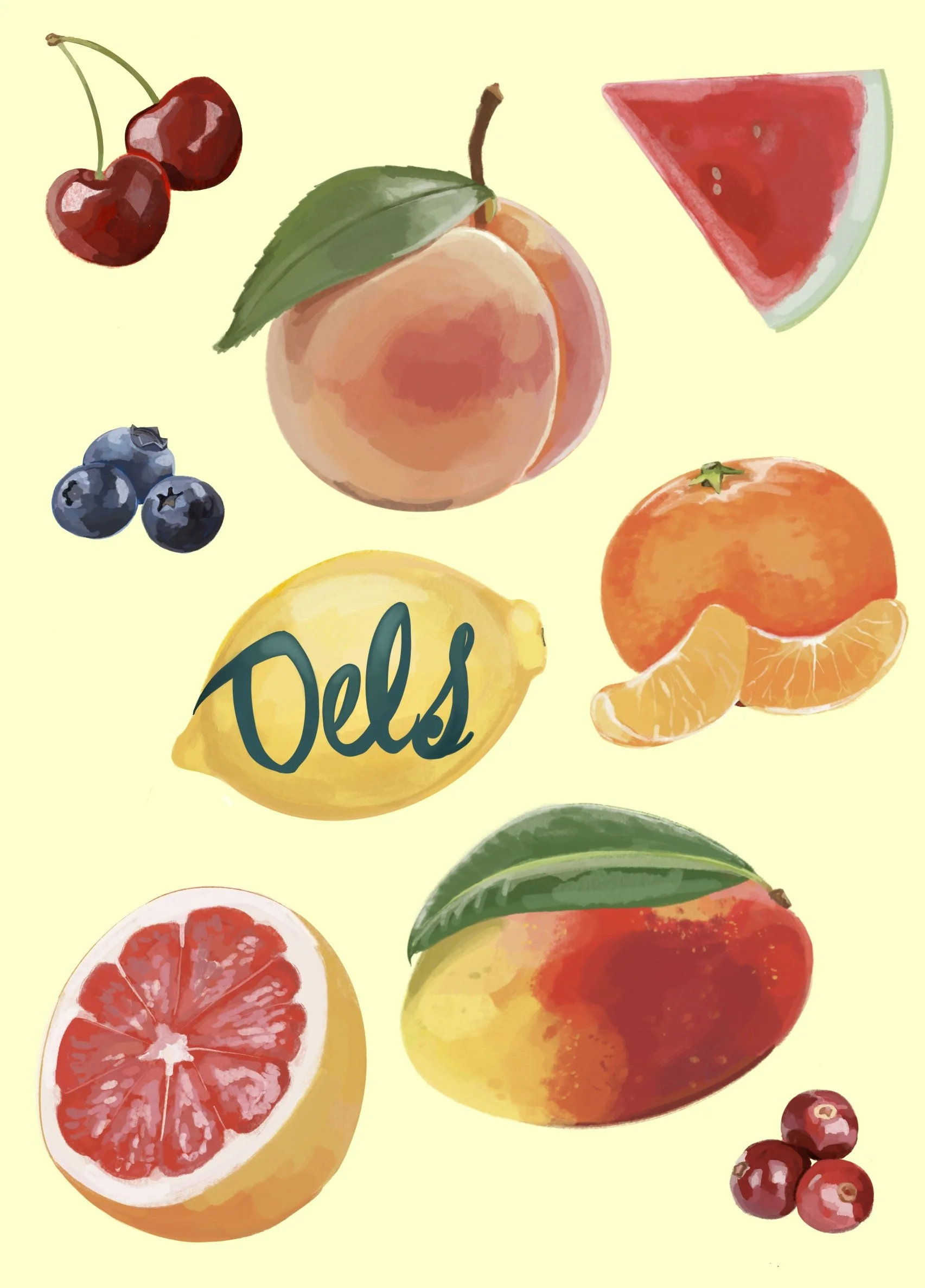 A downloadable phone wallpaper for Del’s Lemonade