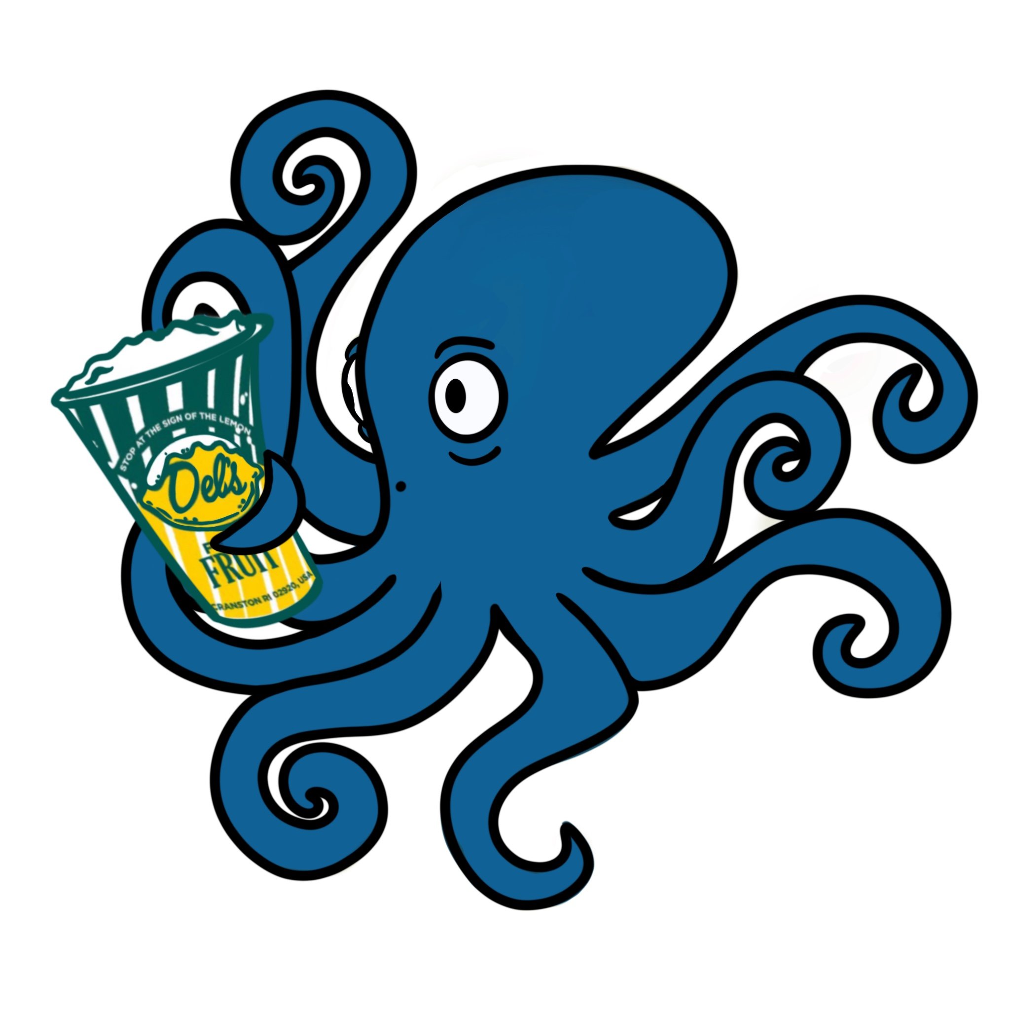 A playful T-shirt graphic for Del’s Lemonade. Although the design was not produced, it explored a fun, coastal direction for the brand’s merchandise.