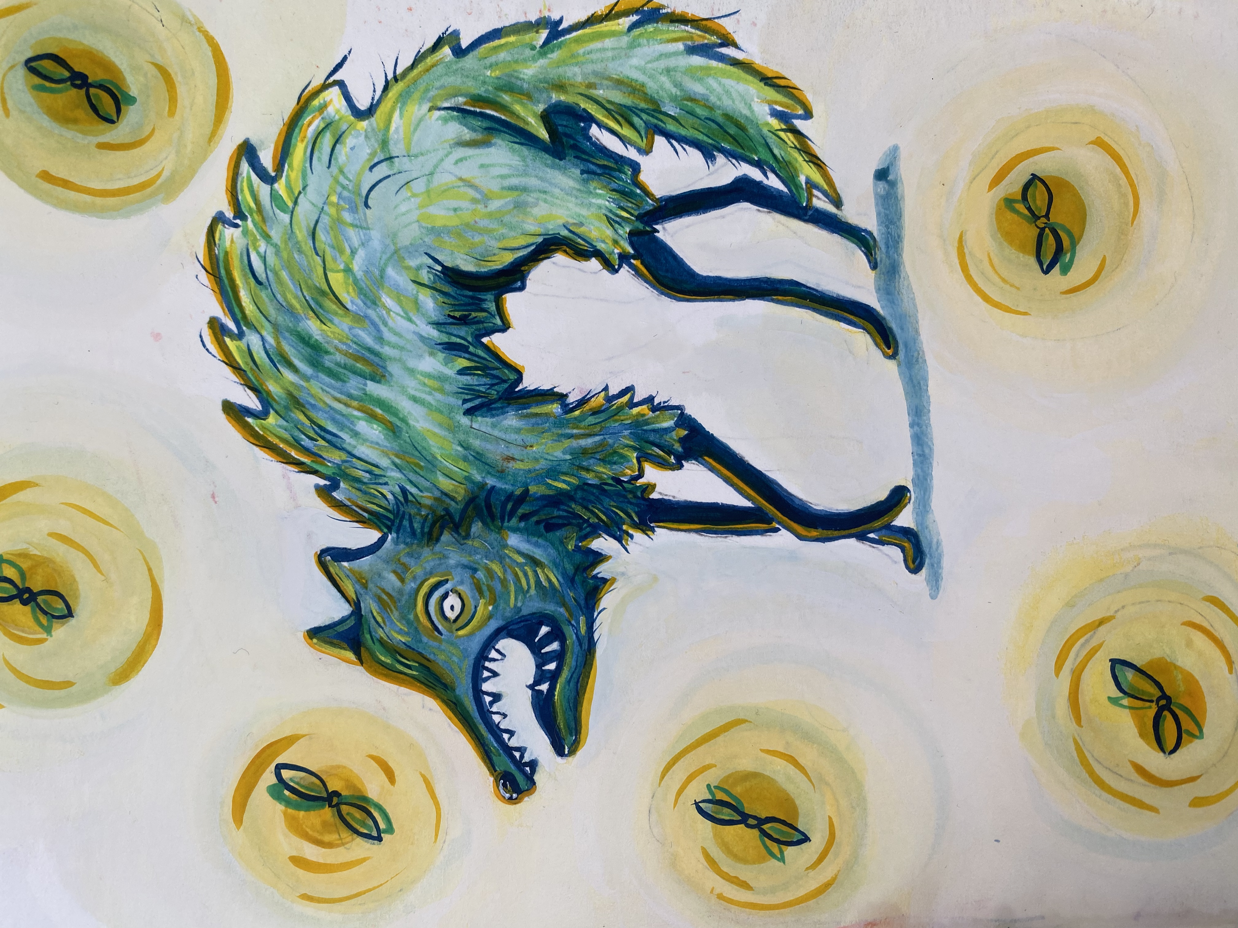 "Animalistic"/ June 2026 / Gouache 