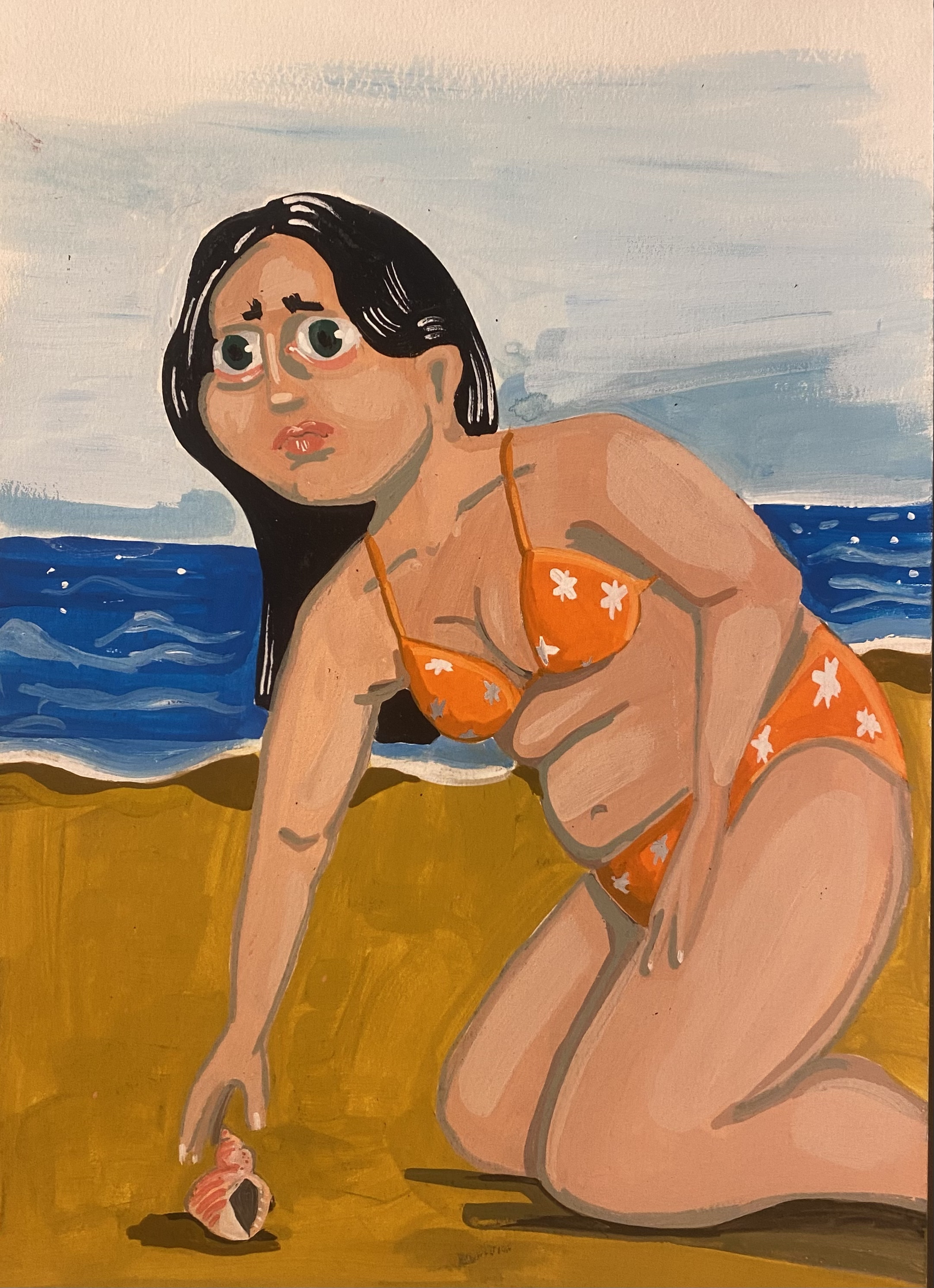 "Out of Reach" / Jan 2025 / Gouache 