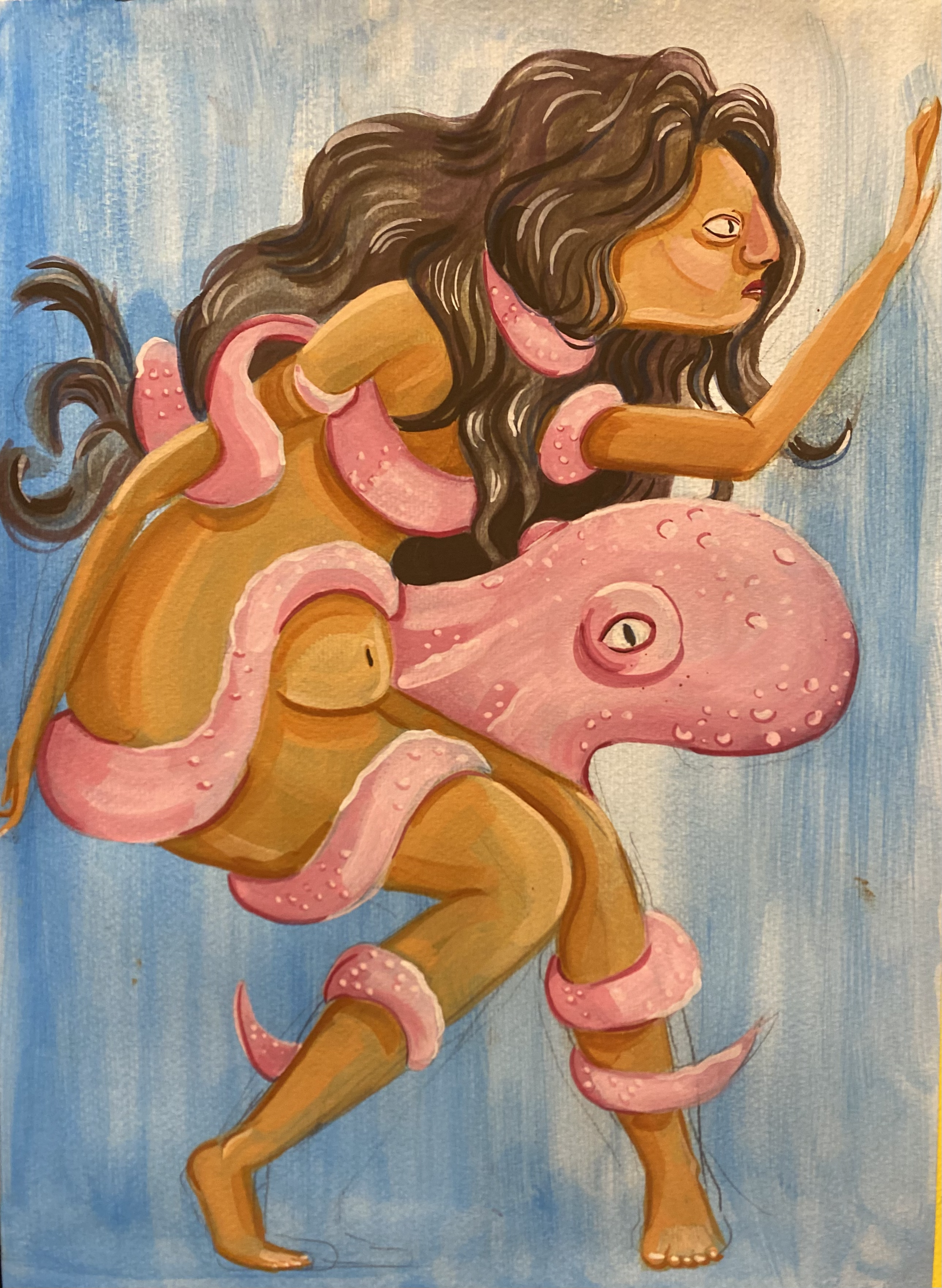 "Her Nature"/ Jan 2026 / Gouache 