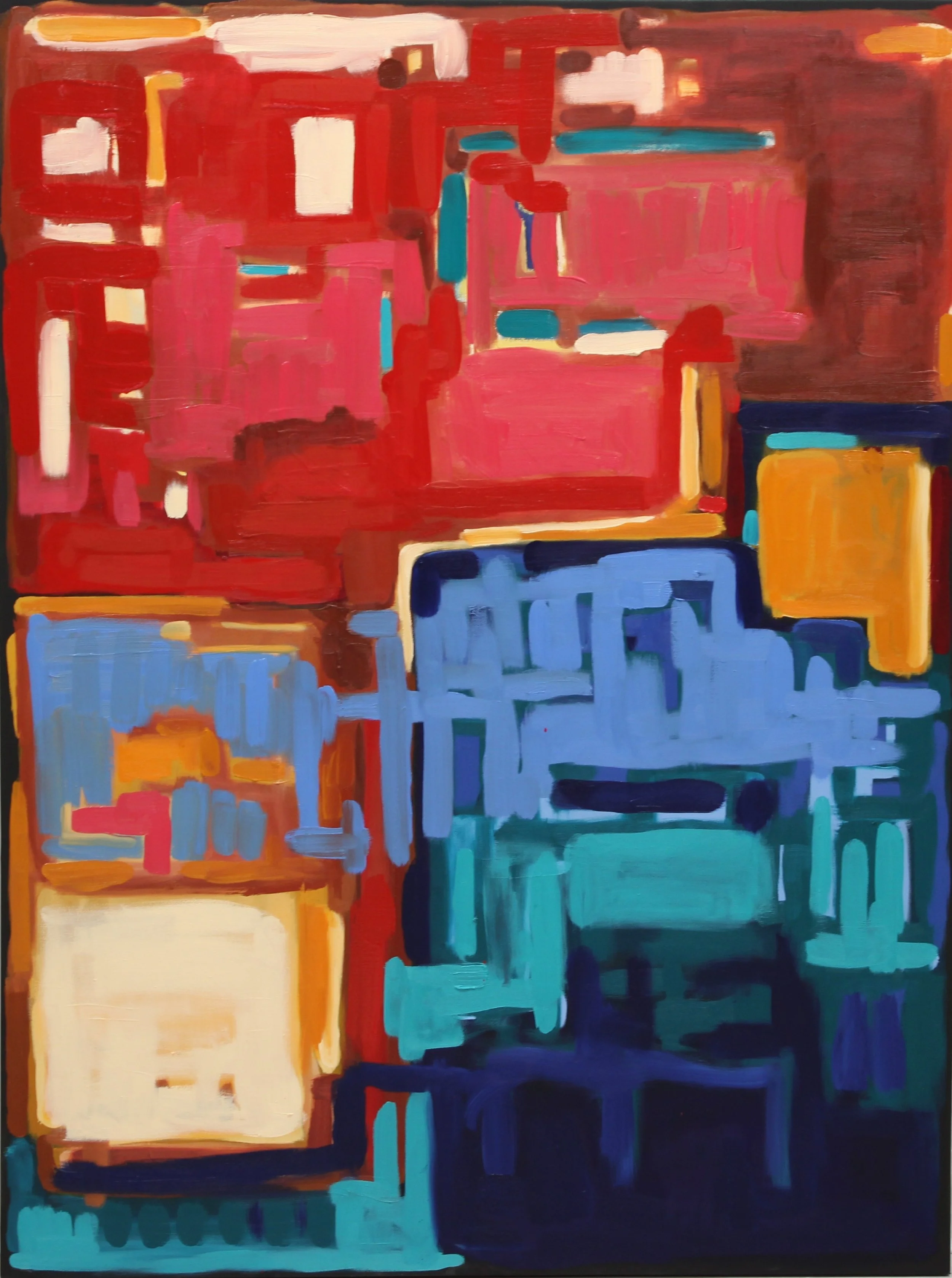 Desert Twilight oil on canvas, 48 x 36 x 1.5 inches, on display at The Dayton's Project