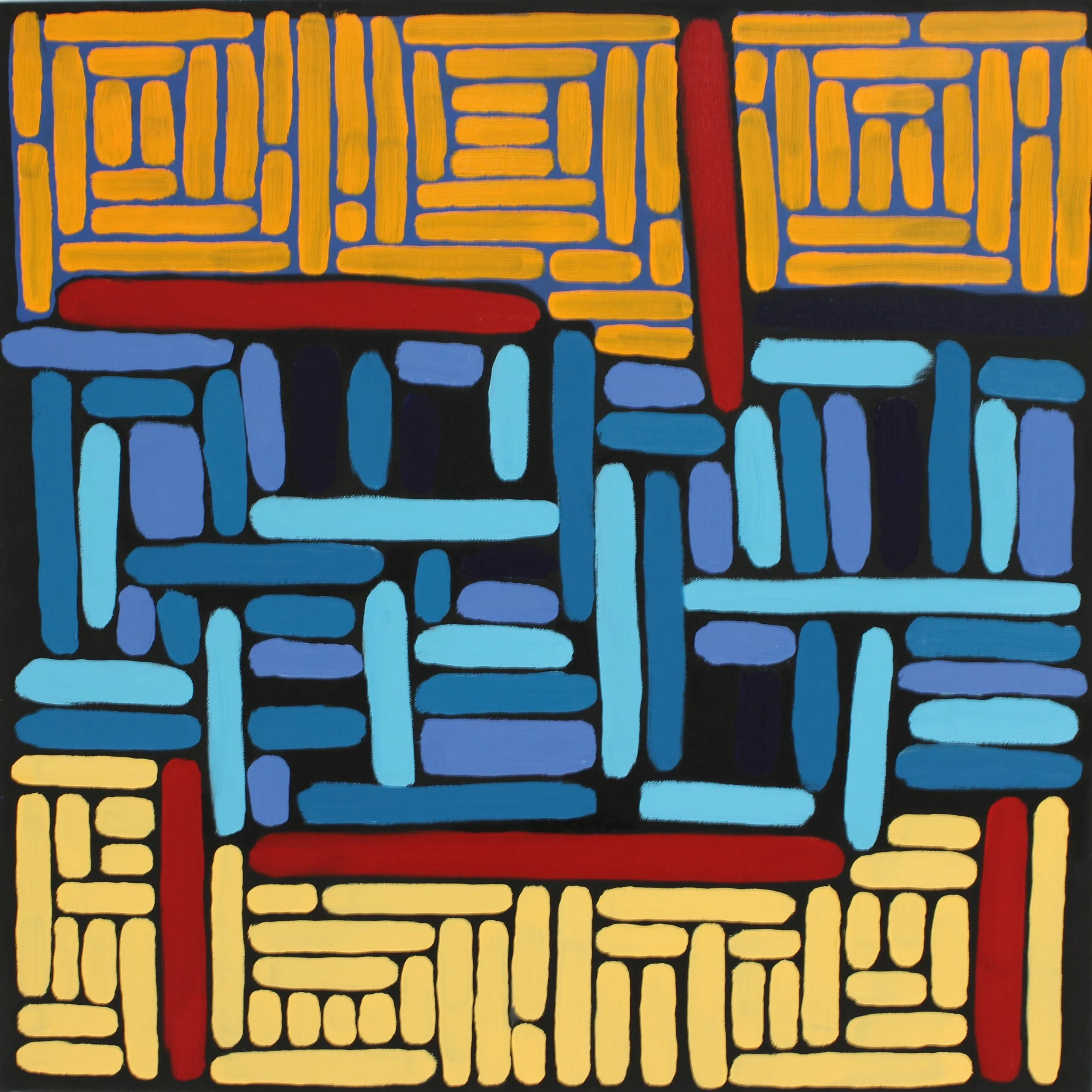 Inbetween, oil on canvas, 24x24 inches