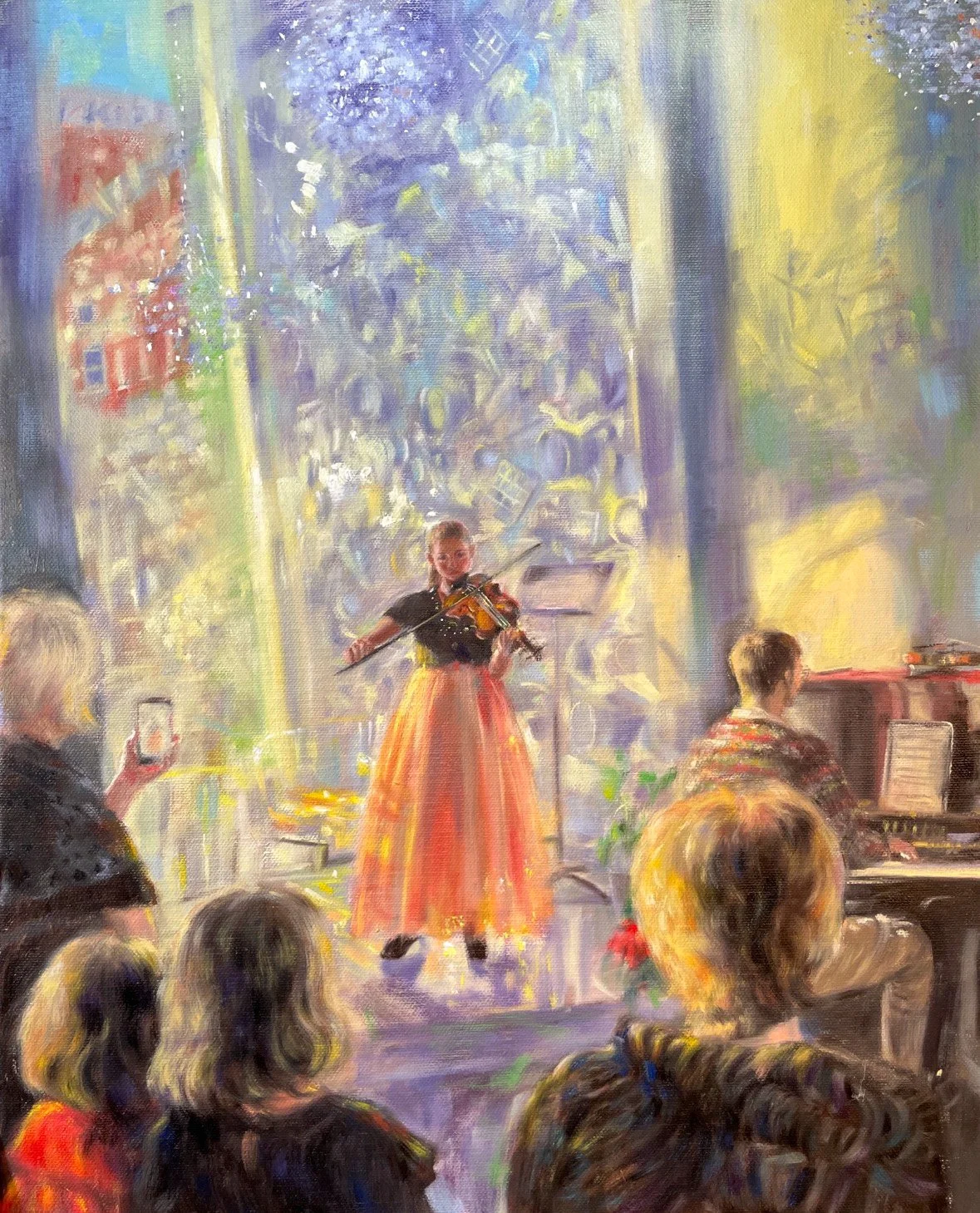 Recital in a Cafe