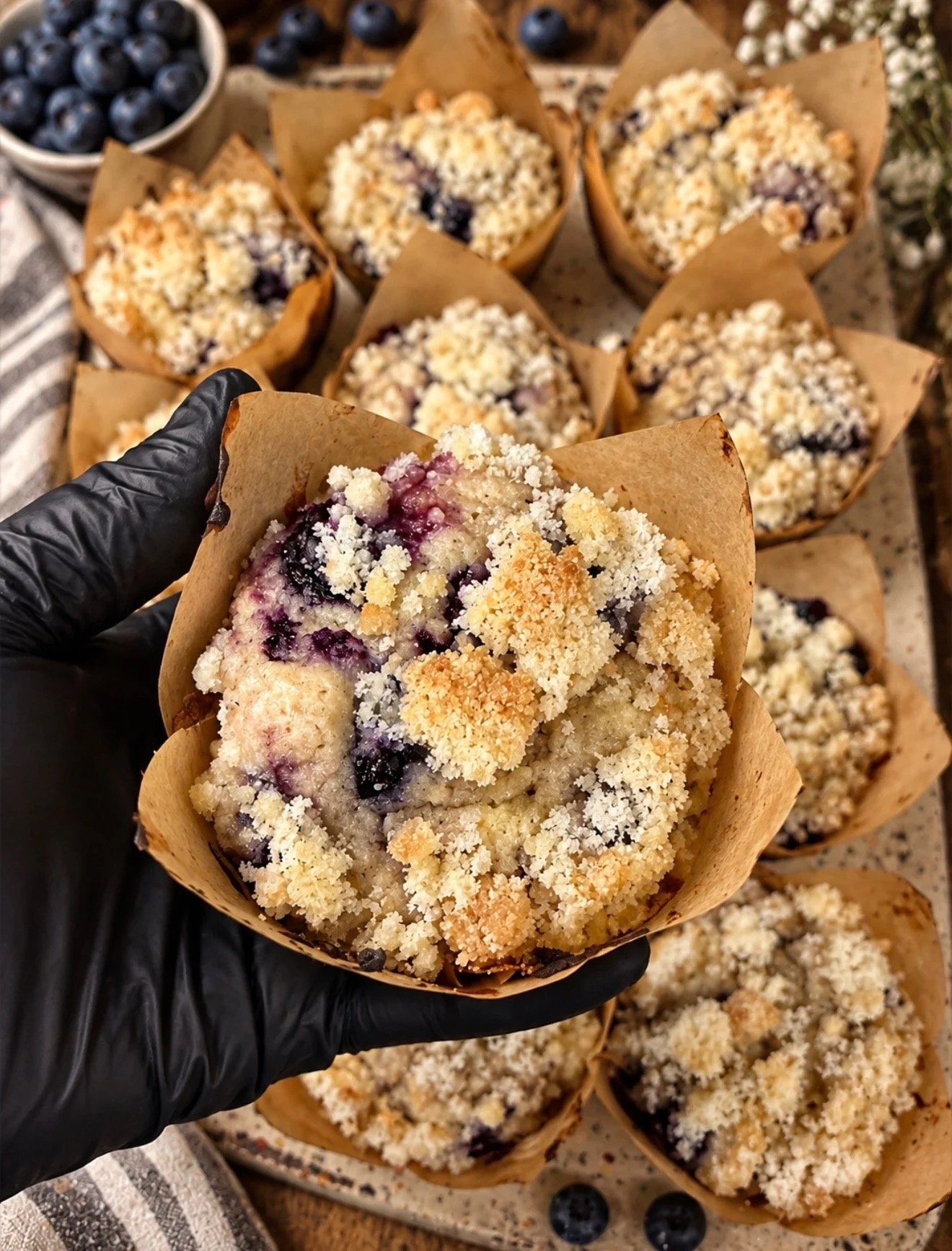 Blueberry Morning Bliss Muffins (4 count)