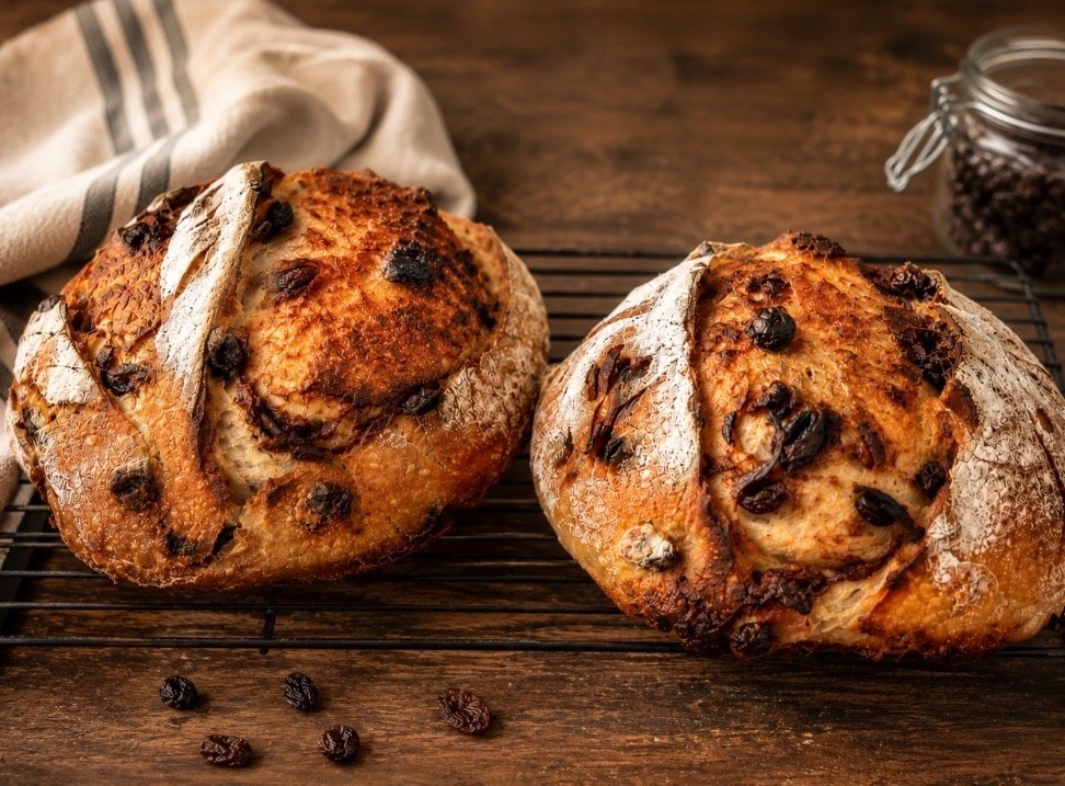 Heavenly Cinnamon Raisin Sourdough Loaf