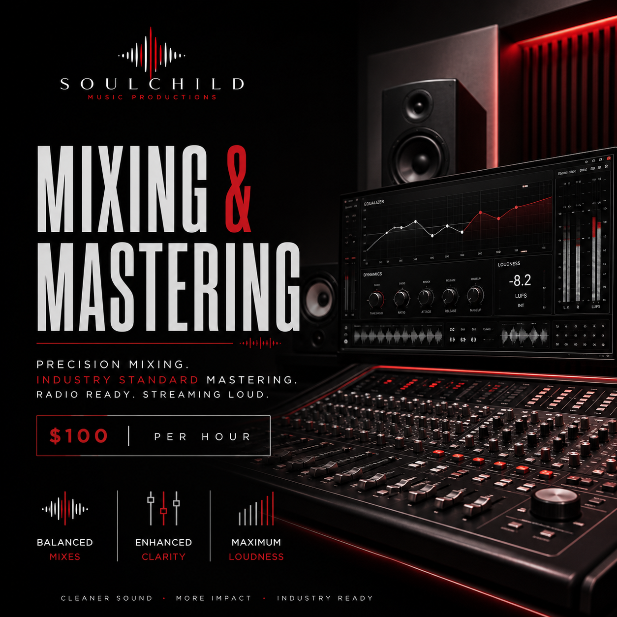 Mixing / Mastering - 1 hour